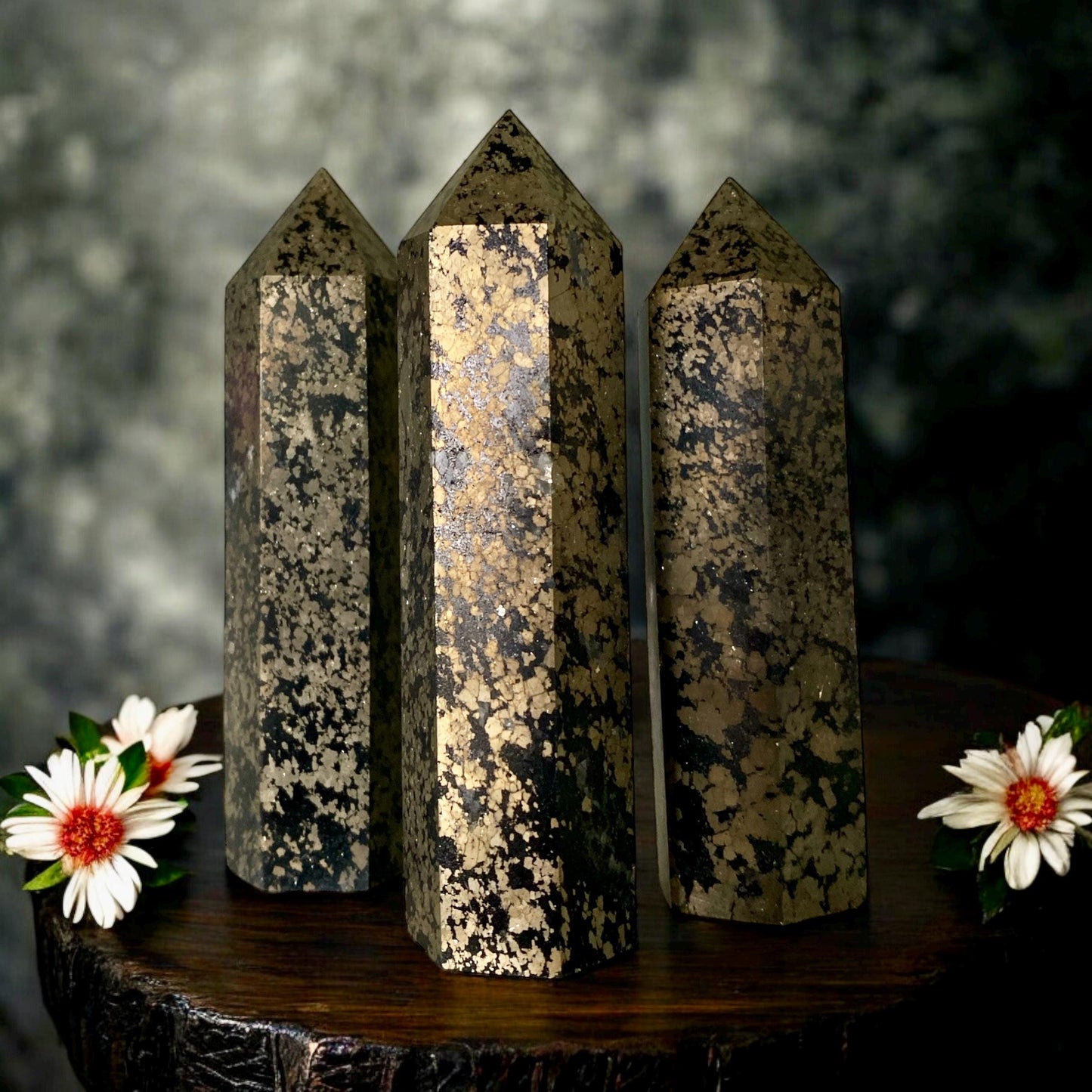 Black Pyrite Towers - Protection & Prosperity | Luna by Louise, Crystal Shop UK