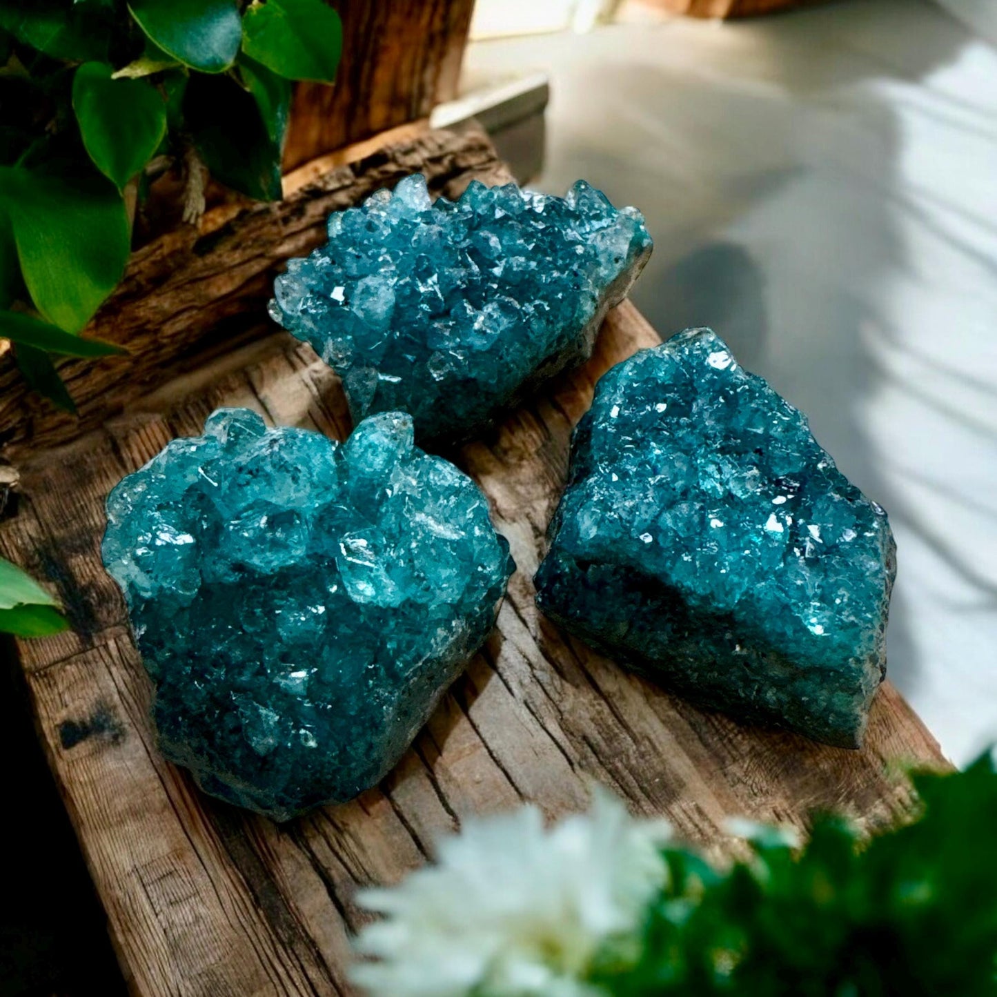 Amethyst, Green Amethyst Cluster – Vibrant Crystal Energy | Luna by Louise, Crystal Shop UK