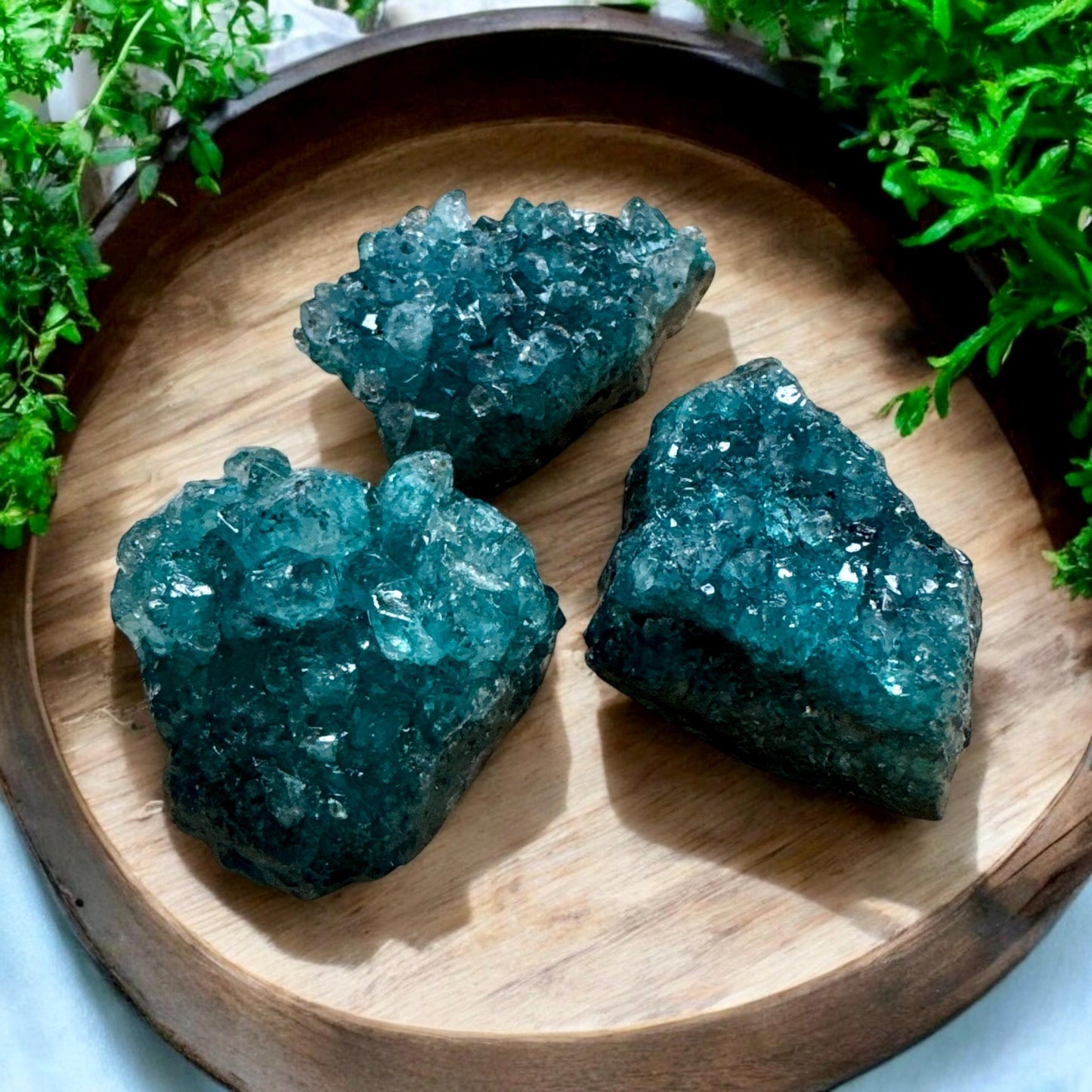Amethyst, Green Amethyst Cluster – Vibrant Crystal Energy | Luna by Louise, Crystal Shop UK