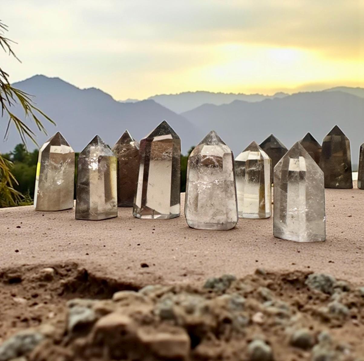 Smokey Quartz Small Chunky Tower - Protection • Grounding • Clarity • Calm