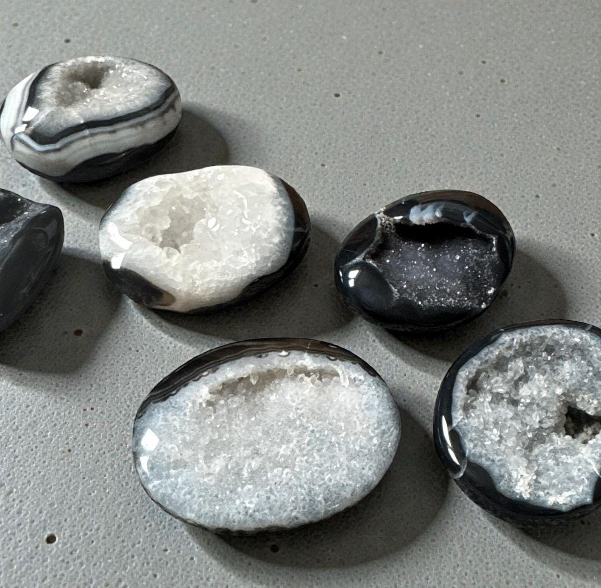 Black Onyx Palm Stone | Protection & Grounding Crystal | Luna by Louise, Crystal Shop UK