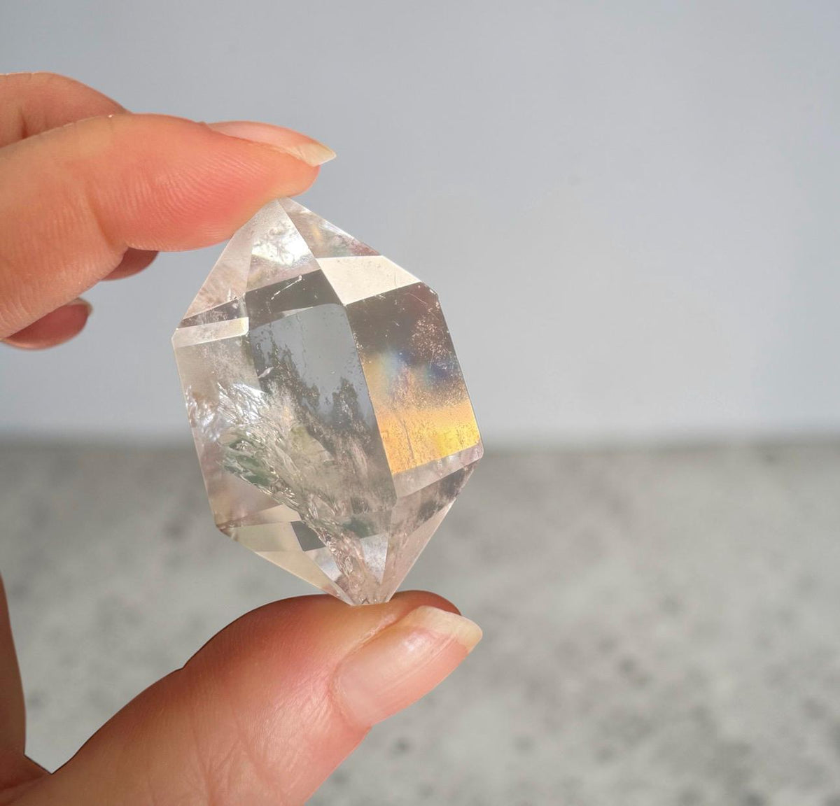 Clear Quartz Double Terminated Points – High Clarity Crystal | Luna by Louise, Crystal Shop UK