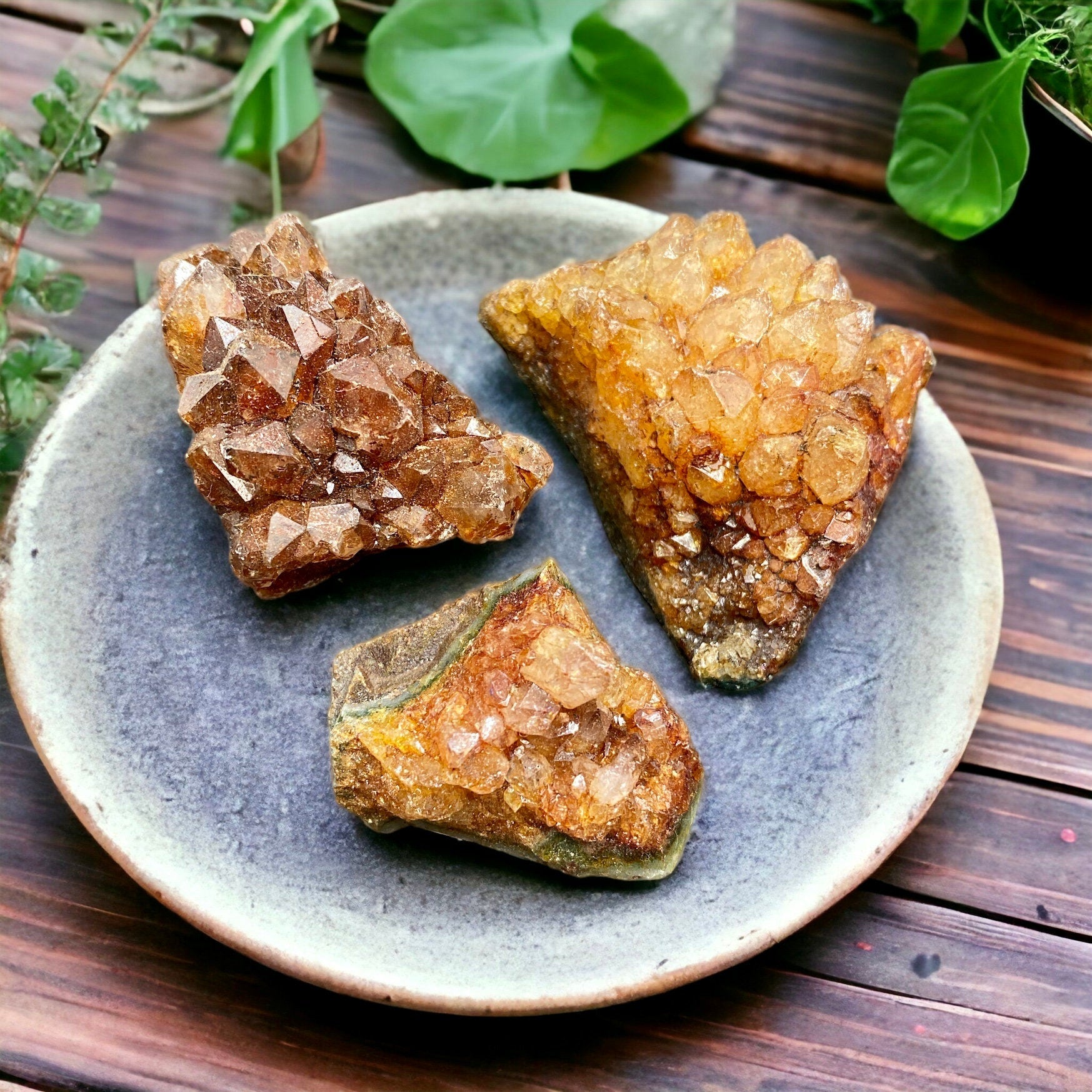 Copper-Infused Amethyst Crystal Cluster, Enhanced Gemstone, Soothing Decor