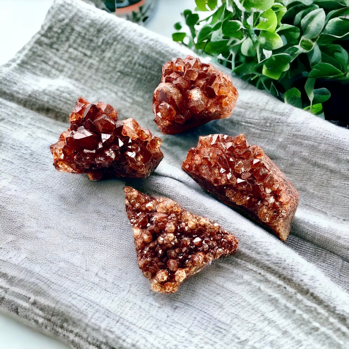 Amethyst Crystal Cluster, Copper-Infused, Soothing Energy Stones, Exquisite Mineral Specimen, Enhanced Amethyst, Crystal Collector's Gem.