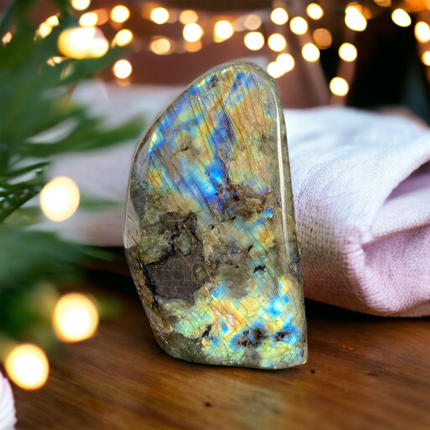Labradorite Crystal Freeform #2 - Beautiful, Calming, and Healing Stones for Your Lovely Crystal Collection