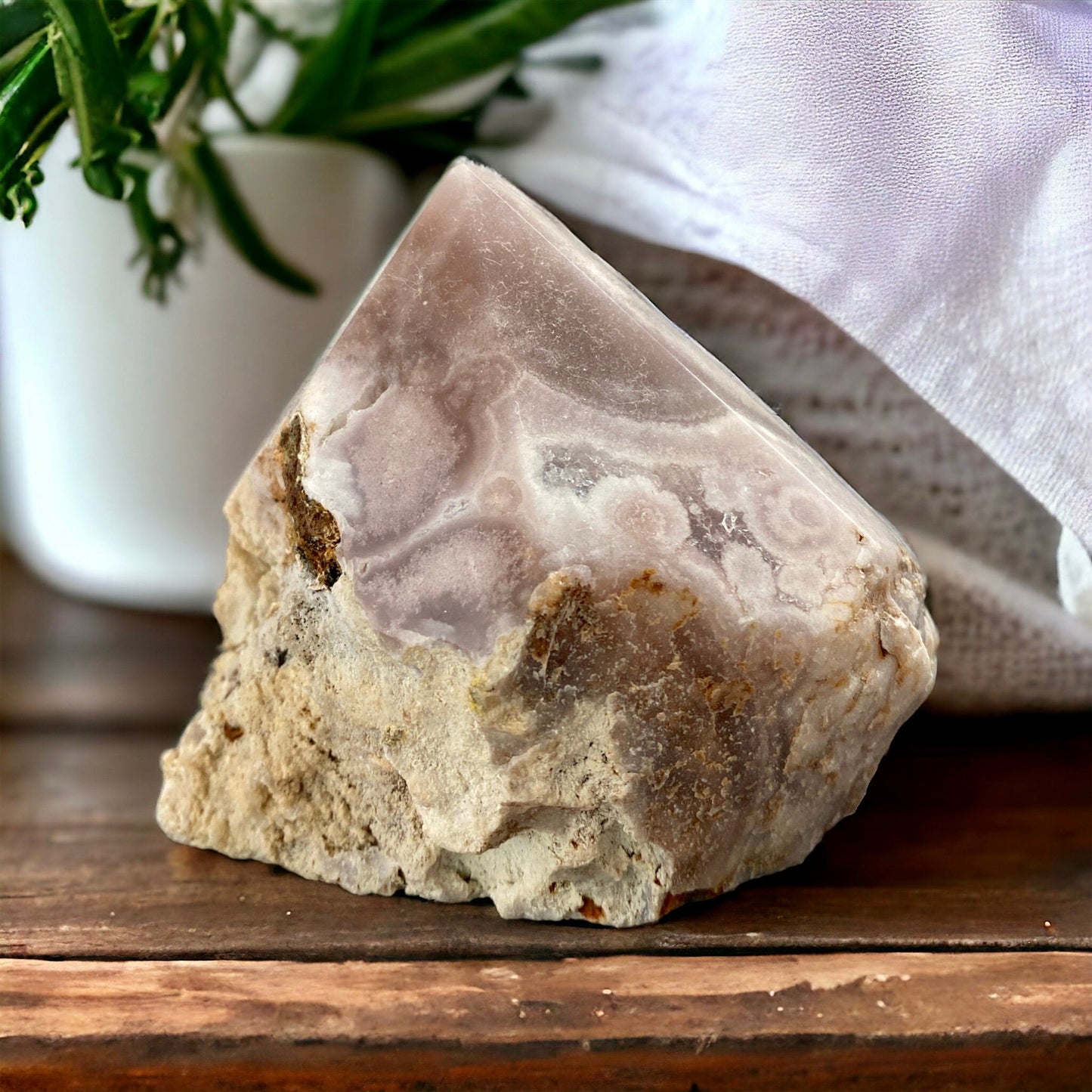 Pink Amethyst Cut Base - Enchanting Soft Pink Hues | Luna by Louise, Crystal Shop UK