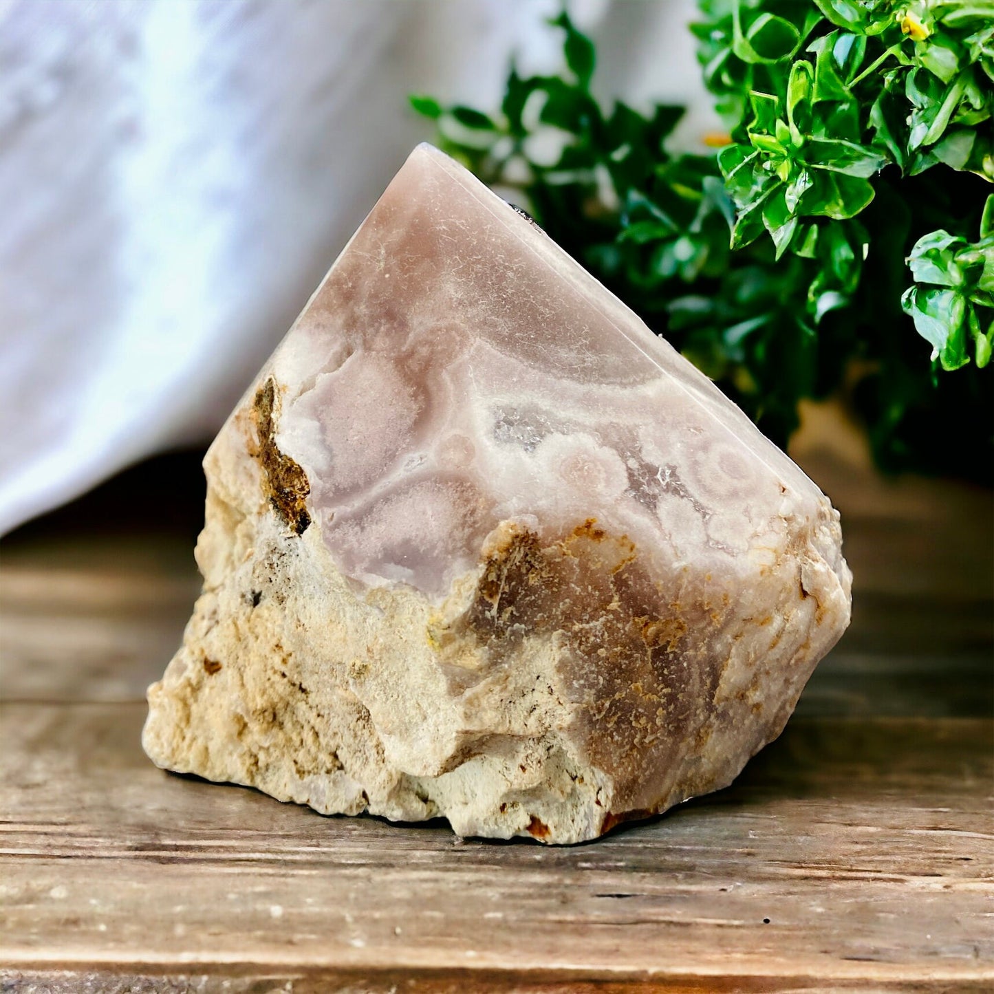 Pink Amethyst Cut Base - Enchanting Soft Pink Hues | Luna by Louise, Crystal Shop UK