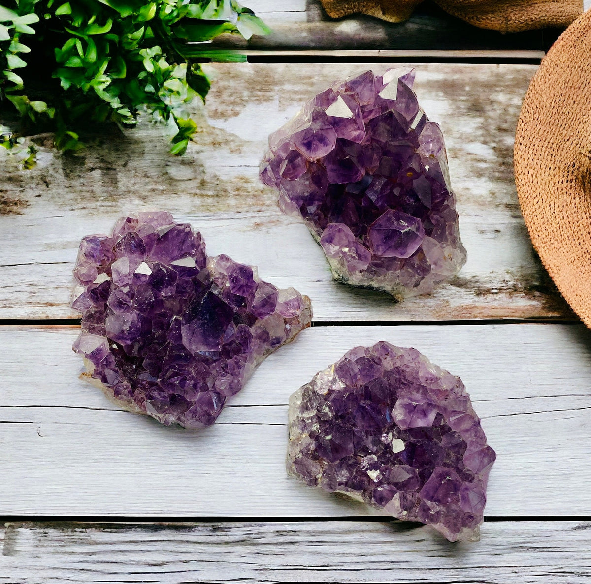 Amethyst Crystal Cluster, Amethyst Cluster, Natural Beauty | Luna by Louise, Crystals UK