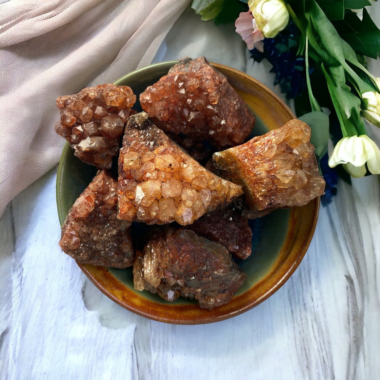 Amethyst Crystal Cluster, Copper-Infused, Soothing Energy Stones, Exquisite Mineral Specimen, Enhanced Amethyst, Crystal Collector's Gem.