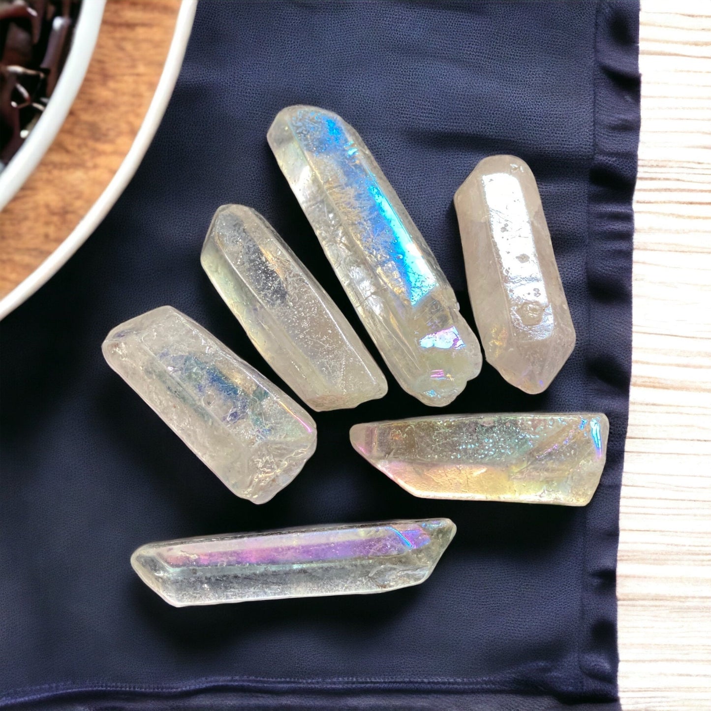 Angel Aura Quartz Point – 2–3” | Uplifting & Dreamy Energy | Luna by Louise, Crystal Shop UK