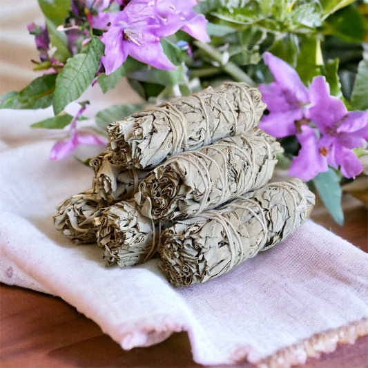 White Sage Smudge Stick: Cleansing & Purification