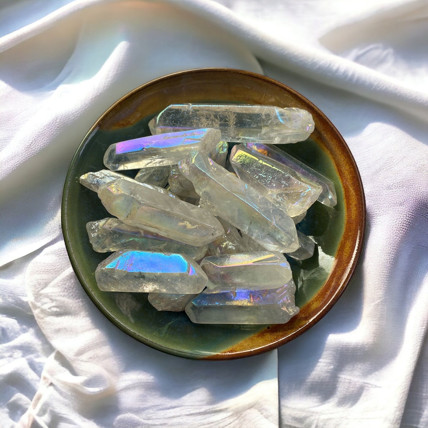 Angel Aura Quartz Point – 2–3” | Uplifting & Dreamy Energy | Luna by Louise, Crystal Shop UK