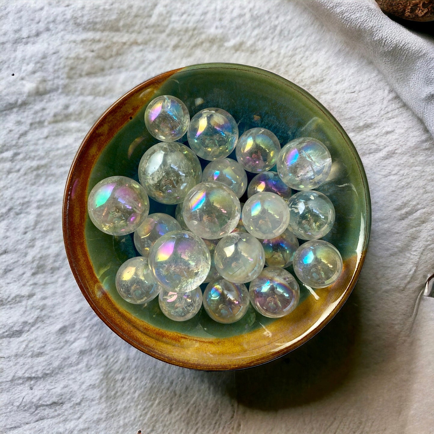 Mini Angel Aura Sphere - Celestial Elegance | Luna by Louise Crystal Shop UK