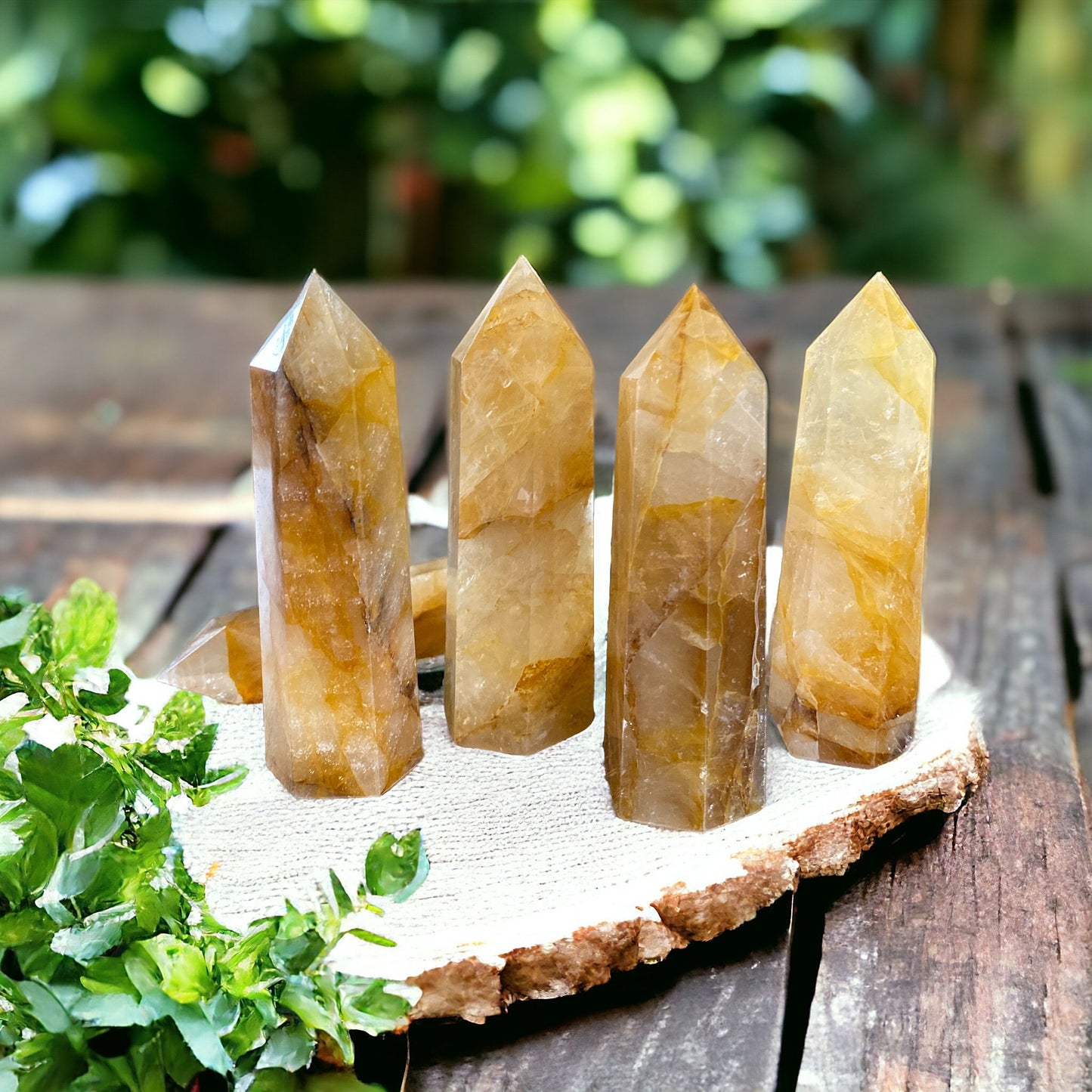 Golden Healer Quartz Tower - Healing & Harmony | Luna by Louise Crystal Shop UK