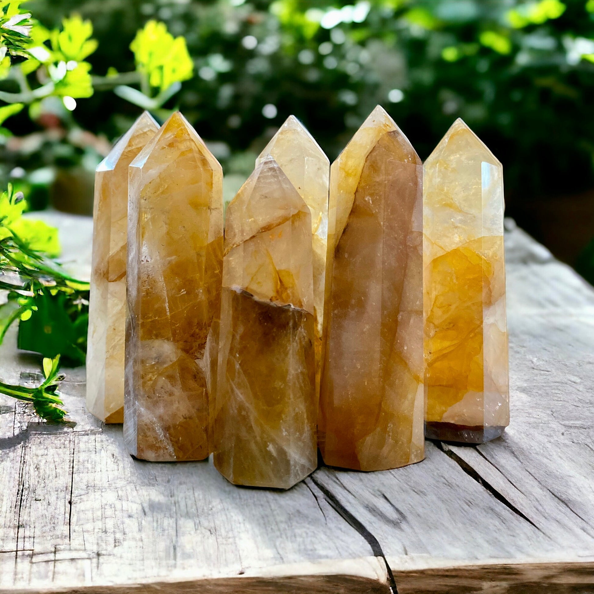 Golden Healer Quartz Tower - Healing & Harmony | Luna by Louise Crystal Shop UK