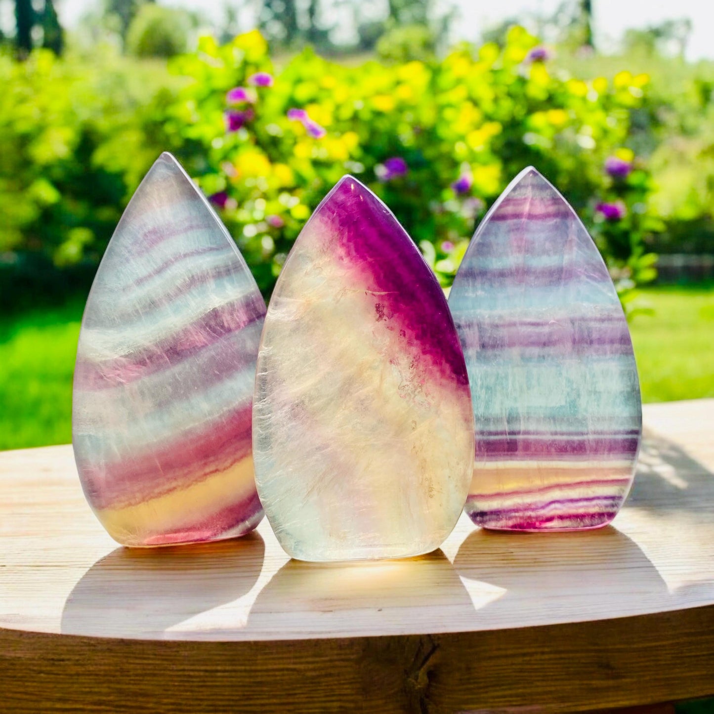 Candy Fluorite Flame: Colorful Crystal for Balance & Positivity