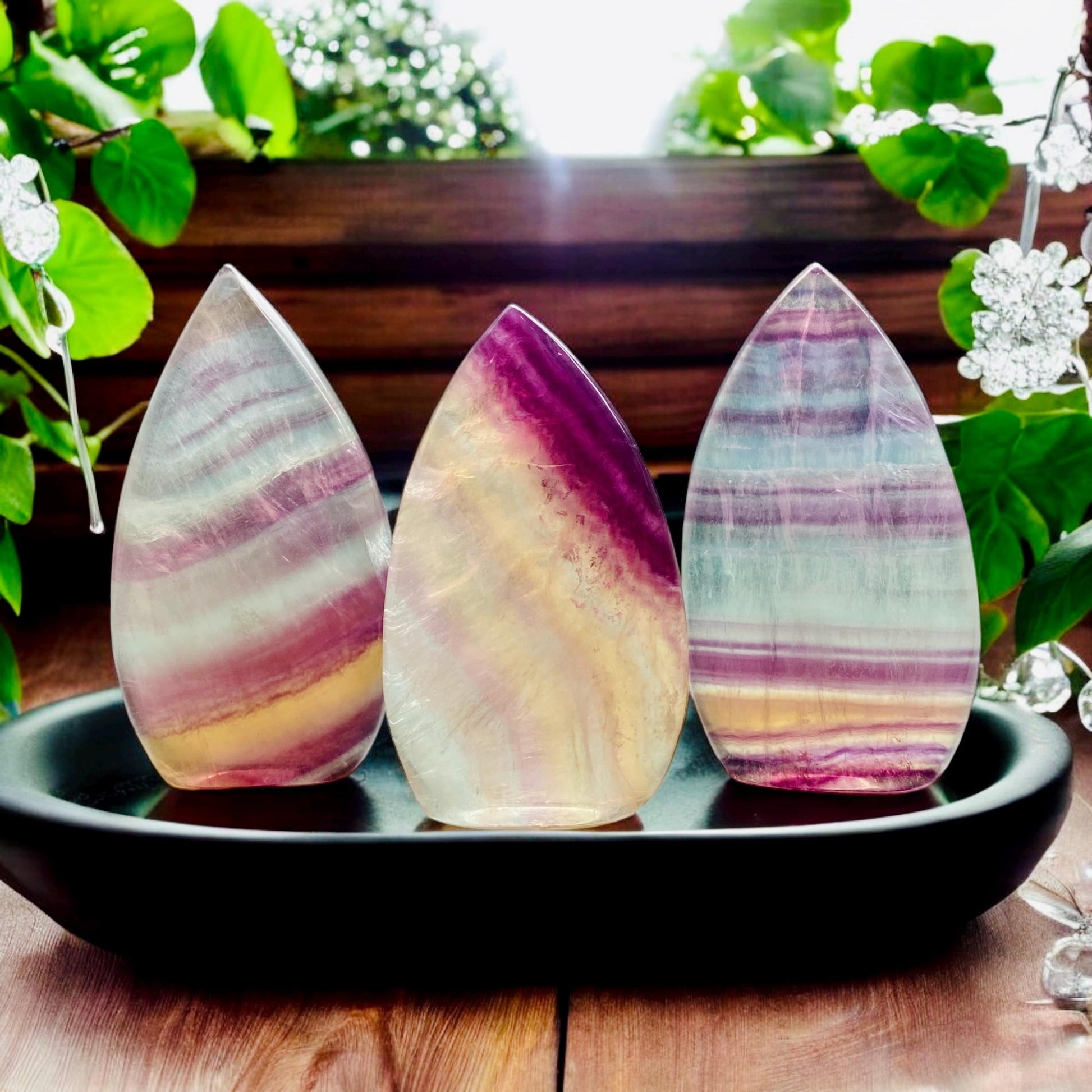 Candy Fluorite Flame: Colorful Crystal for Balance & Positivity