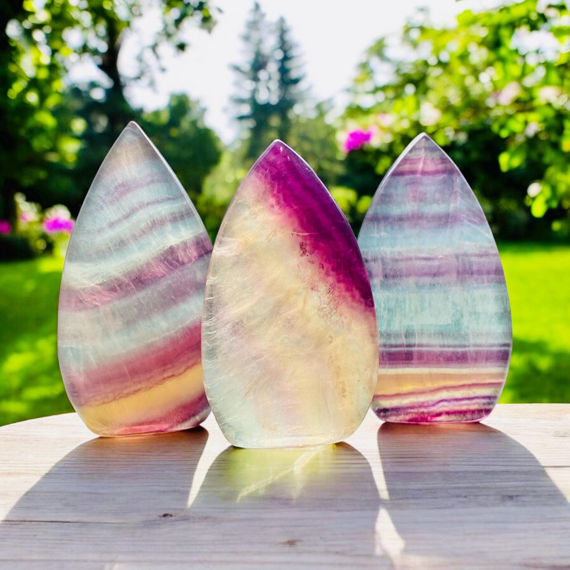 Candy Fluorite Flame: Colorful Crystal for Balance & Positivity