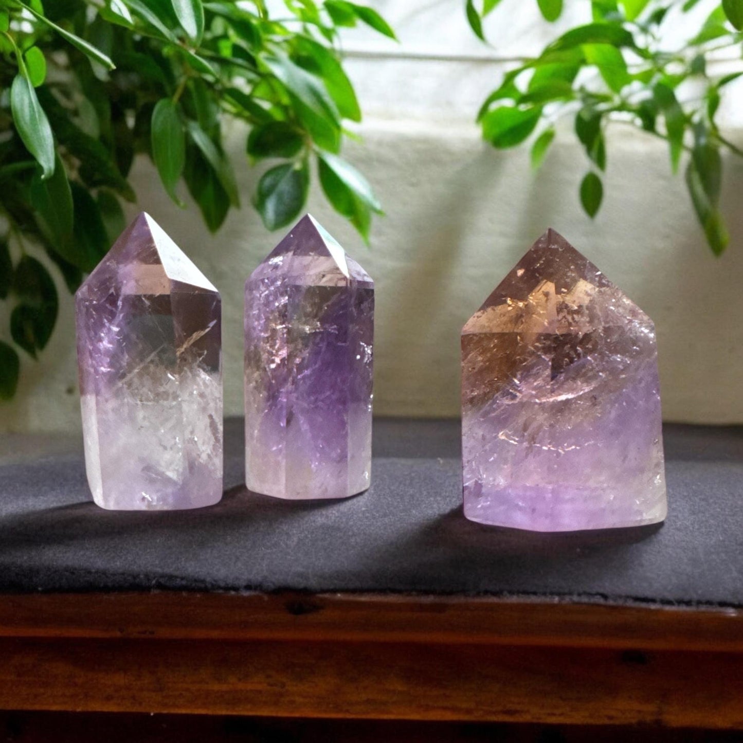 Ametrine Crystal Point: Harmonizing Amethyst & Citrine Energy