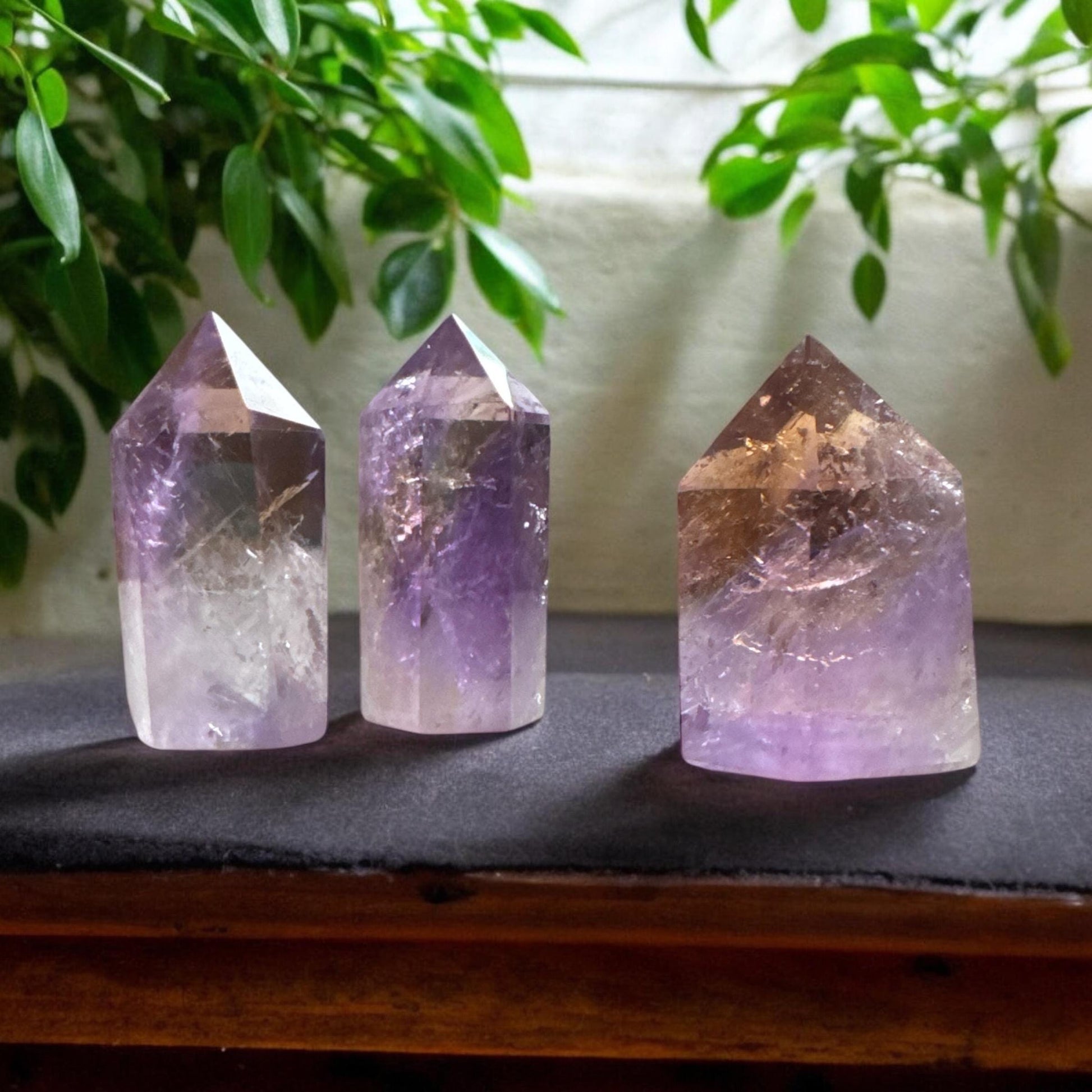 Ametrine Crystal Point: Harmonizing Amethyst & Citrine Energy