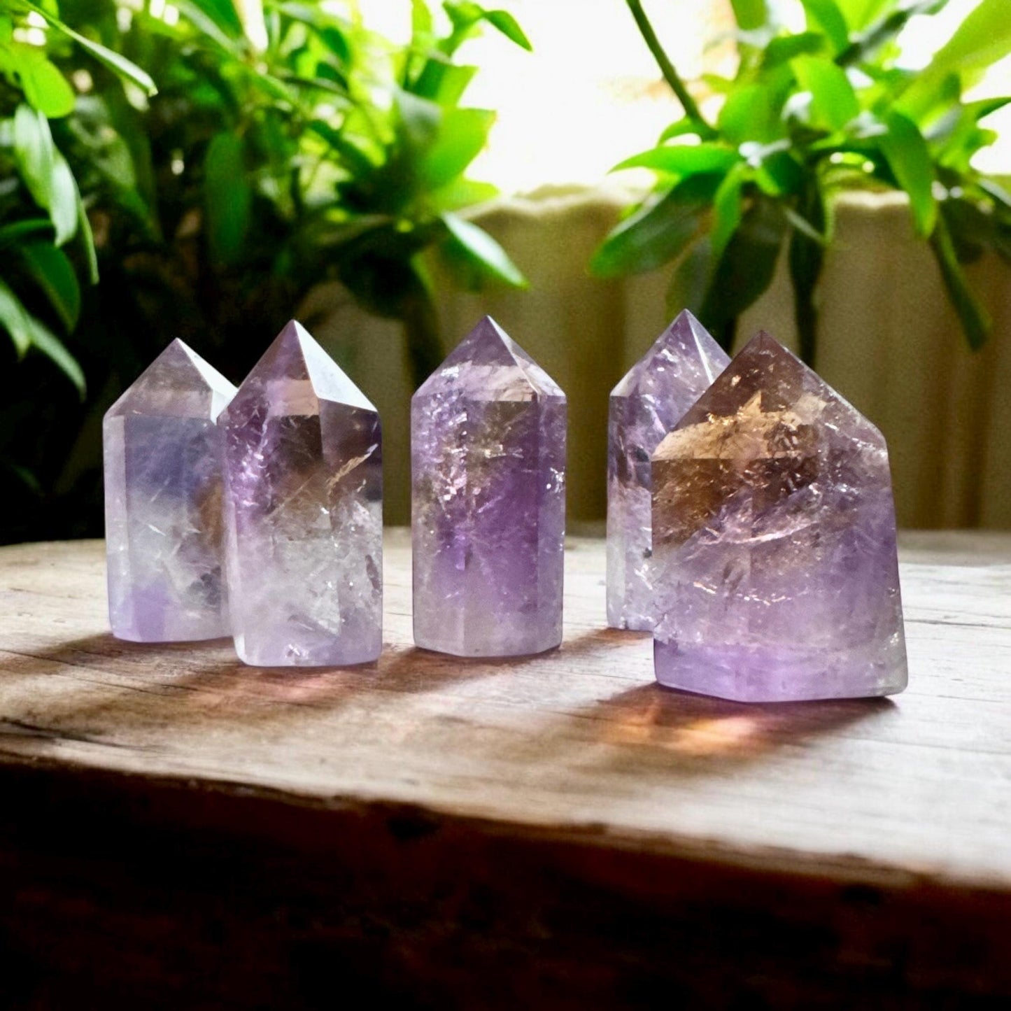Ametrine Crystal Point: Harmonizing Amethyst & Citrine Energy