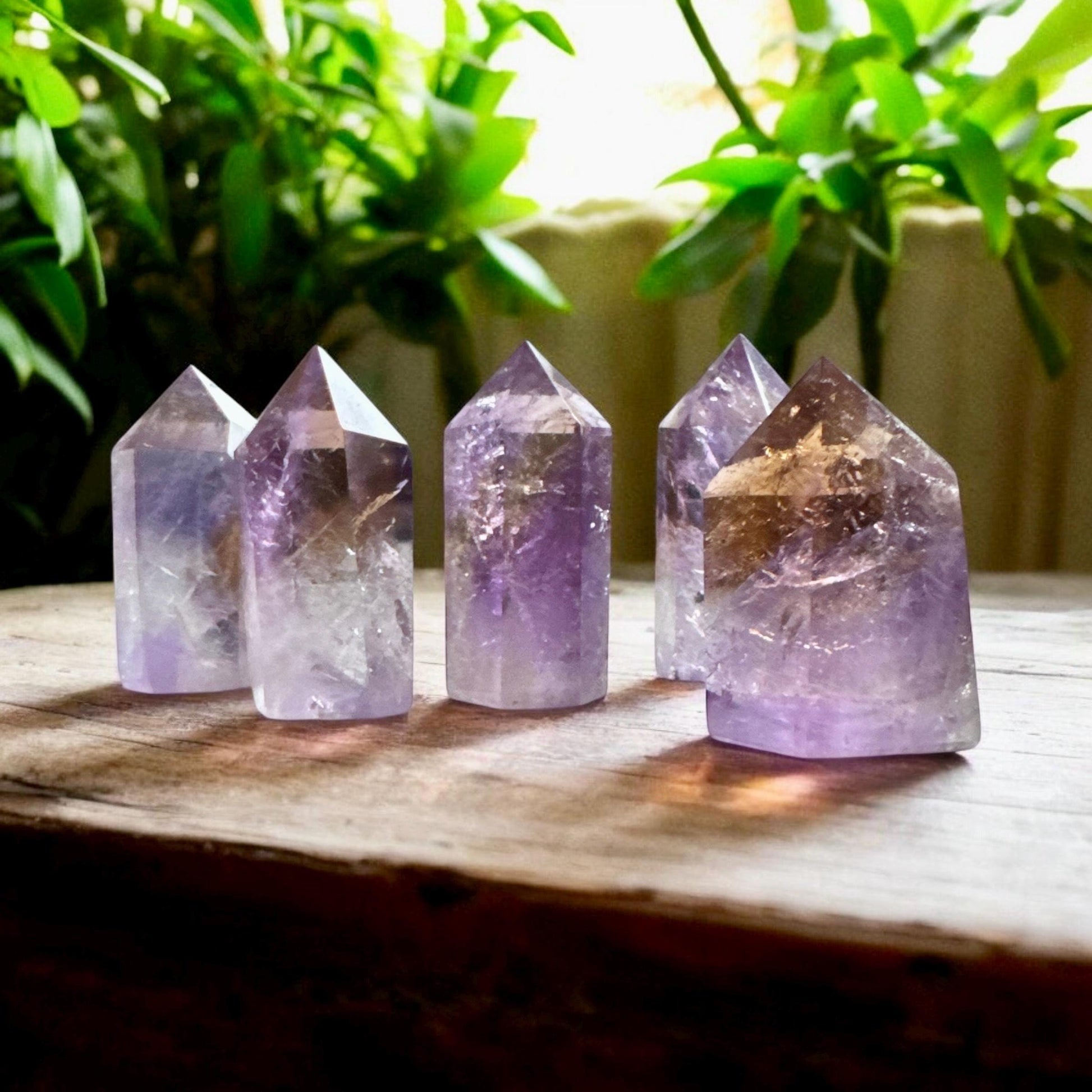 Ametrine Crystal Point: Harmonizing Amethyst & Citrine Energy