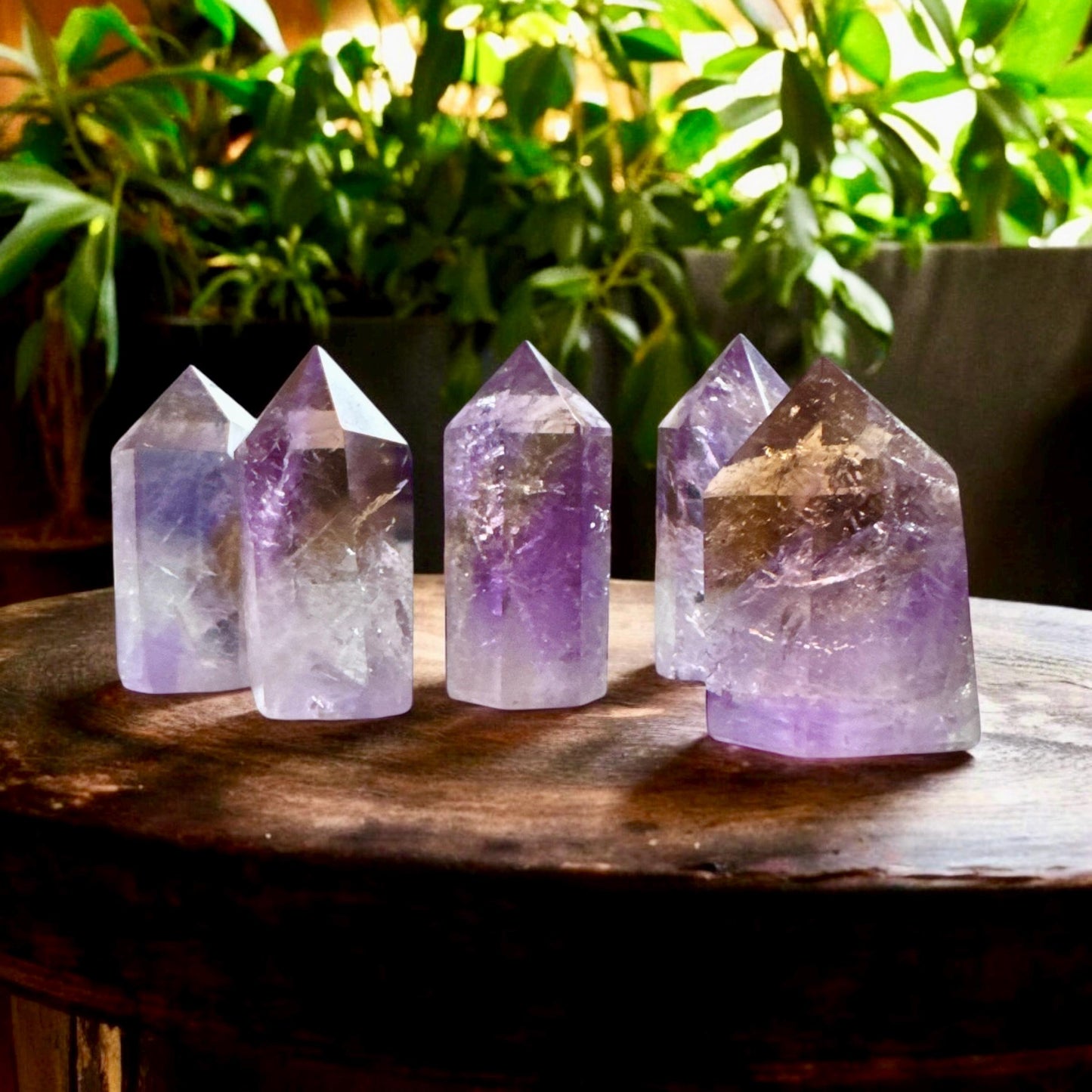 Ametrine Crystal Point: Harmonizing Amethyst & Citrine Energy