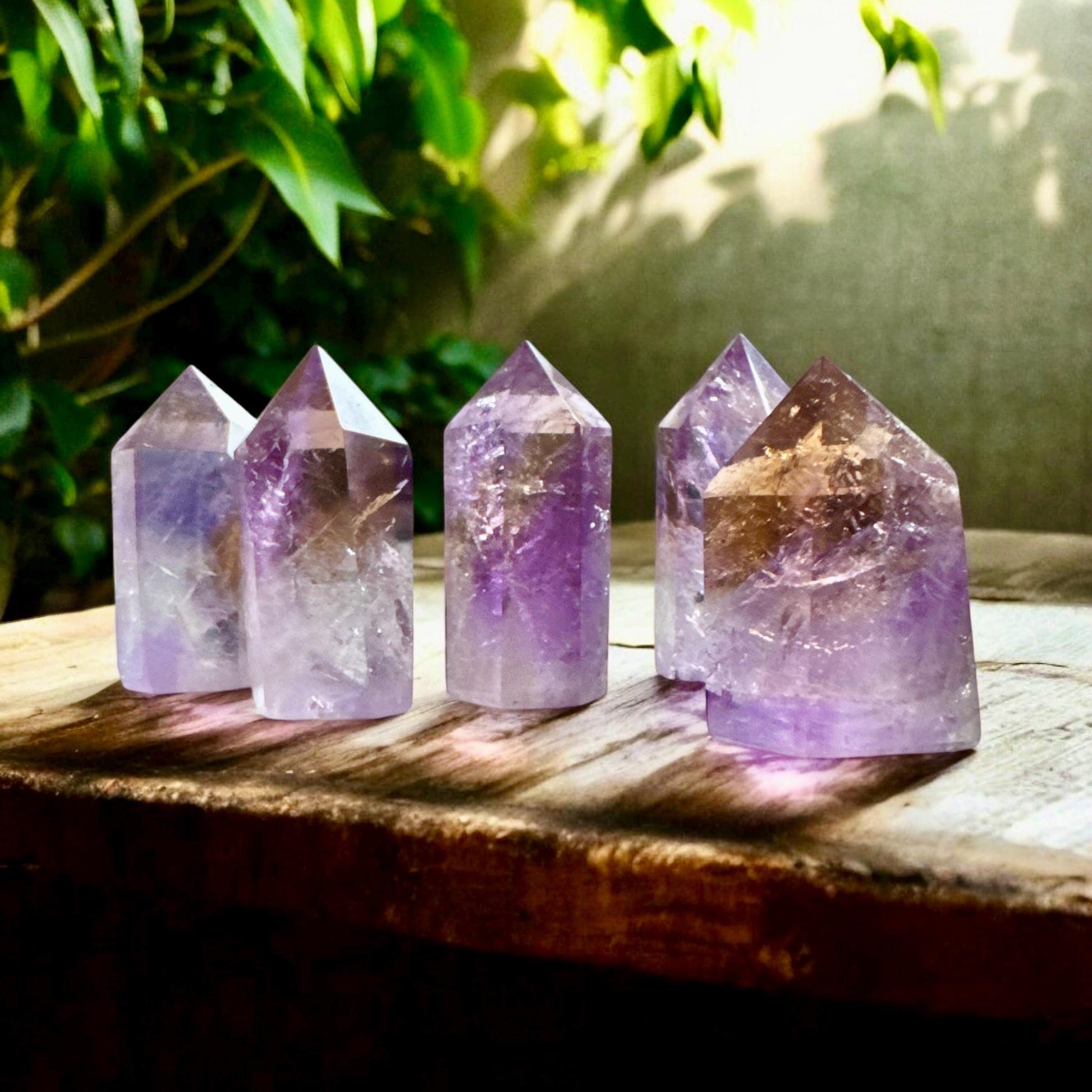 Ametrine Crystal Point: Harmonizing Amethyst & Citrine Energy