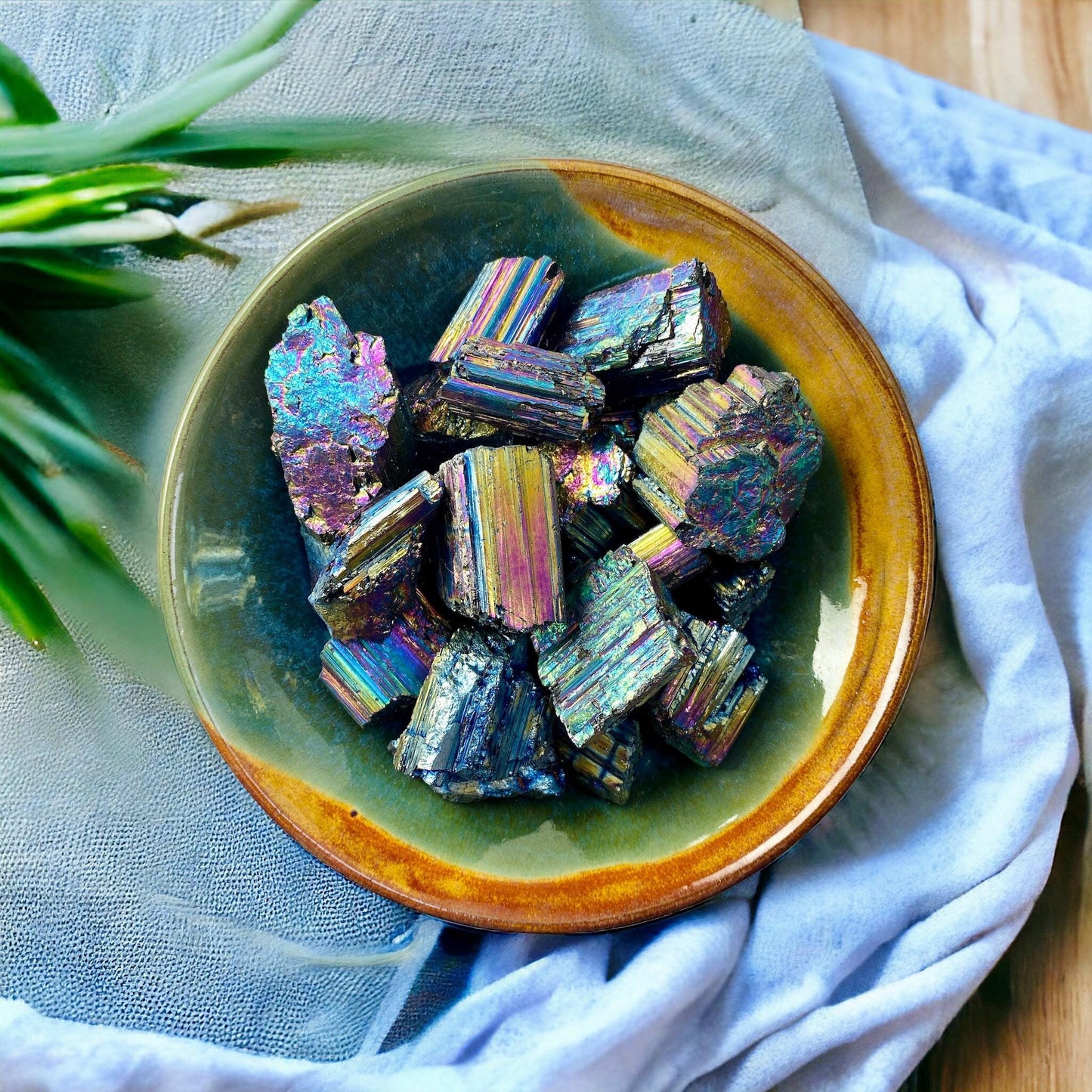 Aura Black Tourmaline Pieces - Luna by Louise, Crystal Shop UK | Protective Energy with a Beautiful Aura Finish