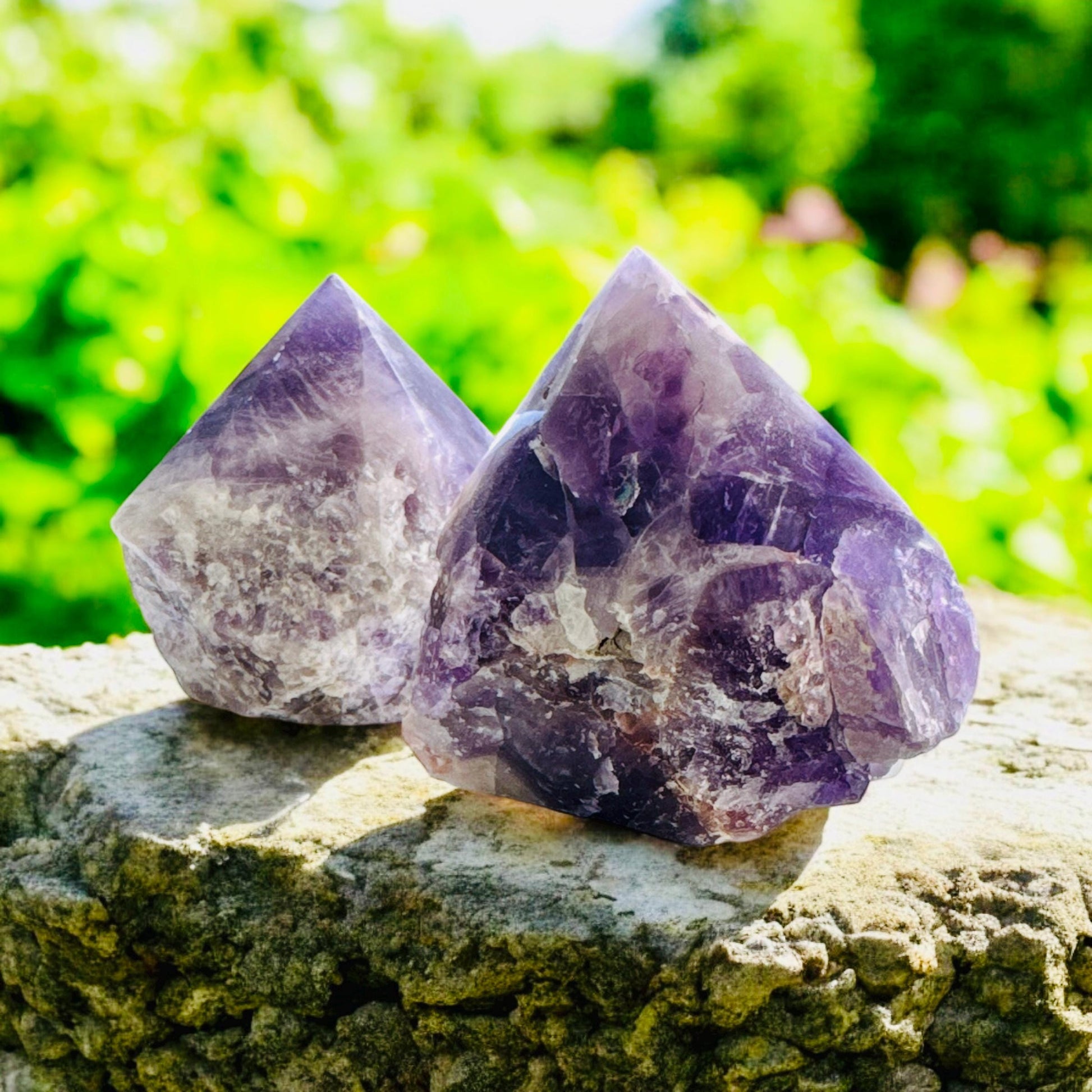 Deep Purple Amethyst Crystal Point - Luna by Louise