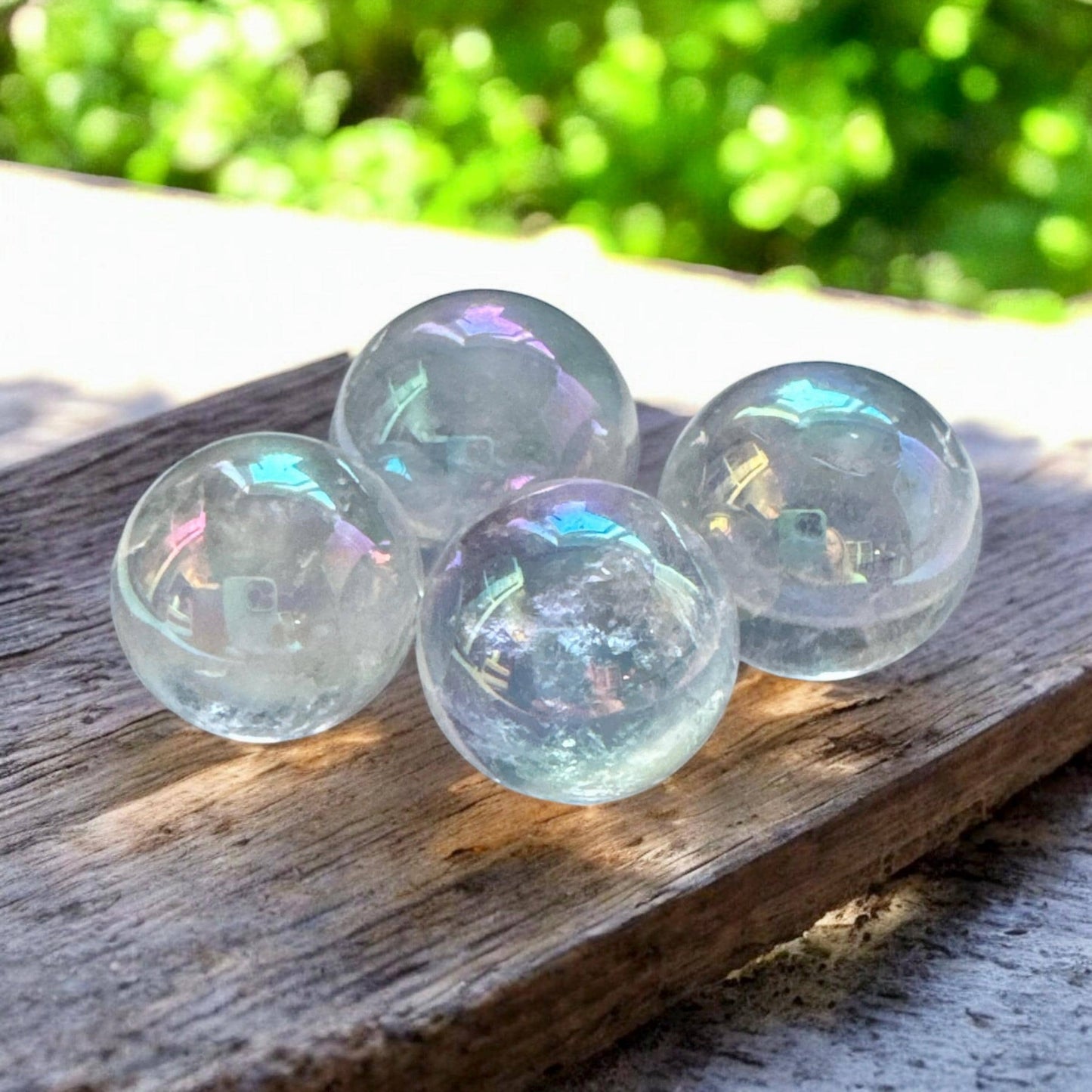 Mini Angel Aura Sphere - Celestial Elegance | Luna by Louise Crystal Shop UK
