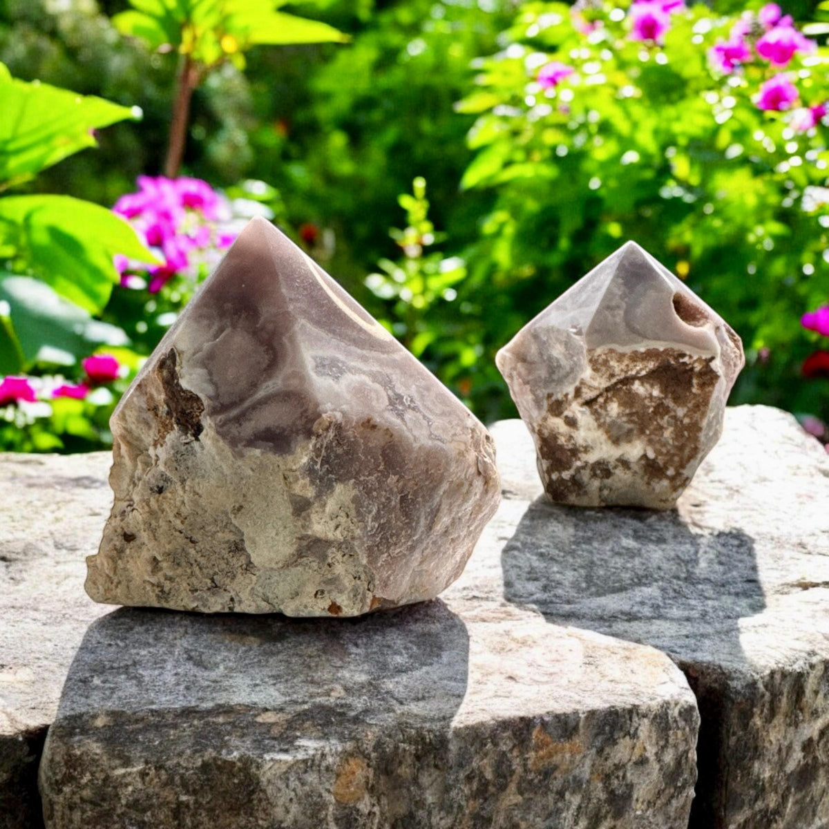 Pink Amethyst Cut Base - Enchanting Soft Pink Hues | Luna by Louise, Crystal Shop UK