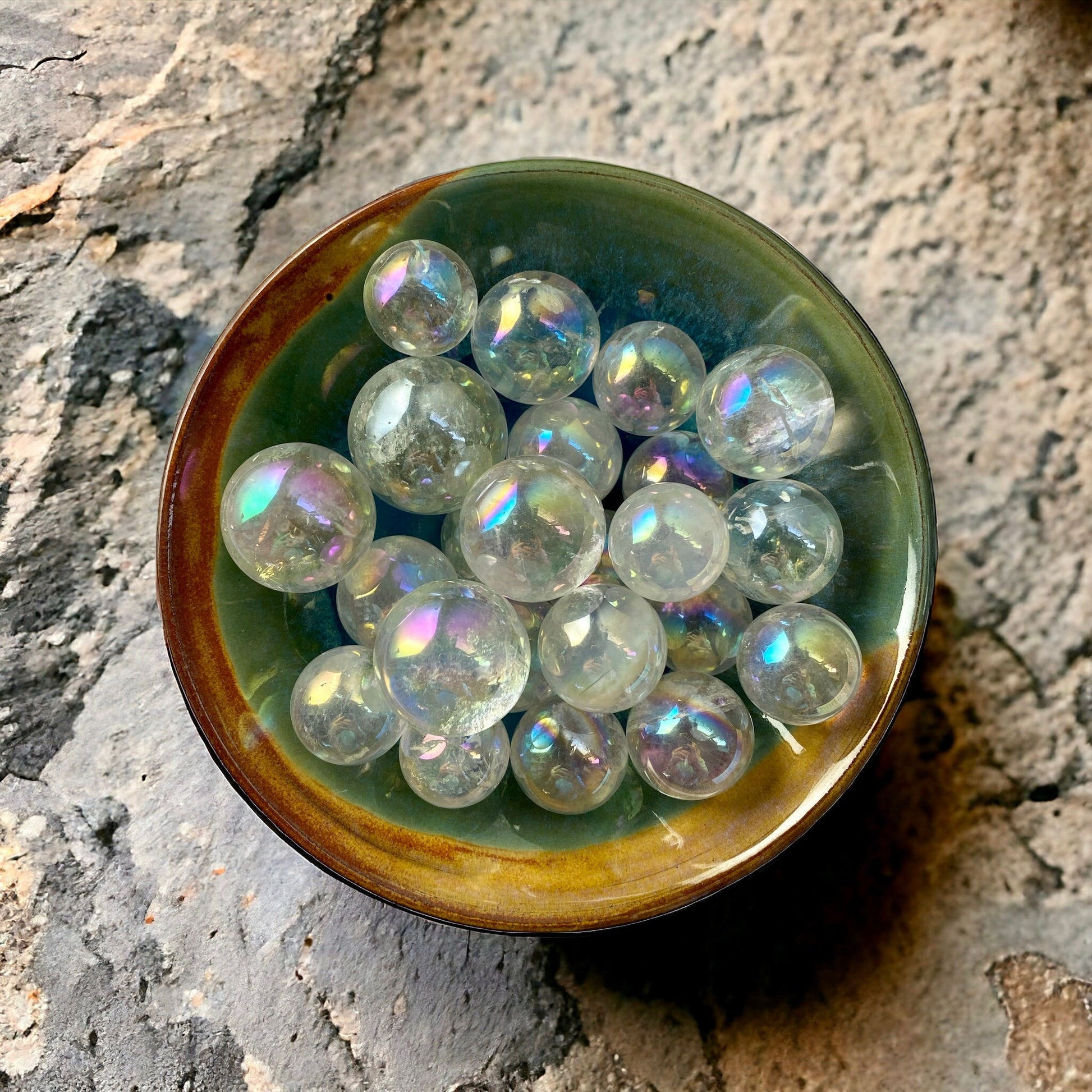 Mini Angel Aura Sphere - Celestial Elegance | Luna by Louise Crystal Shop UK