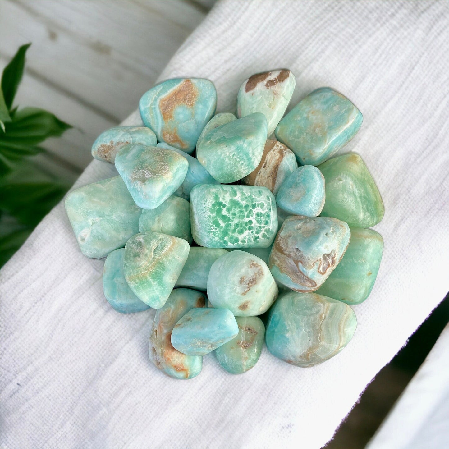 Aragonite Crystal Tumble Stone: Grounding Pocket Stone