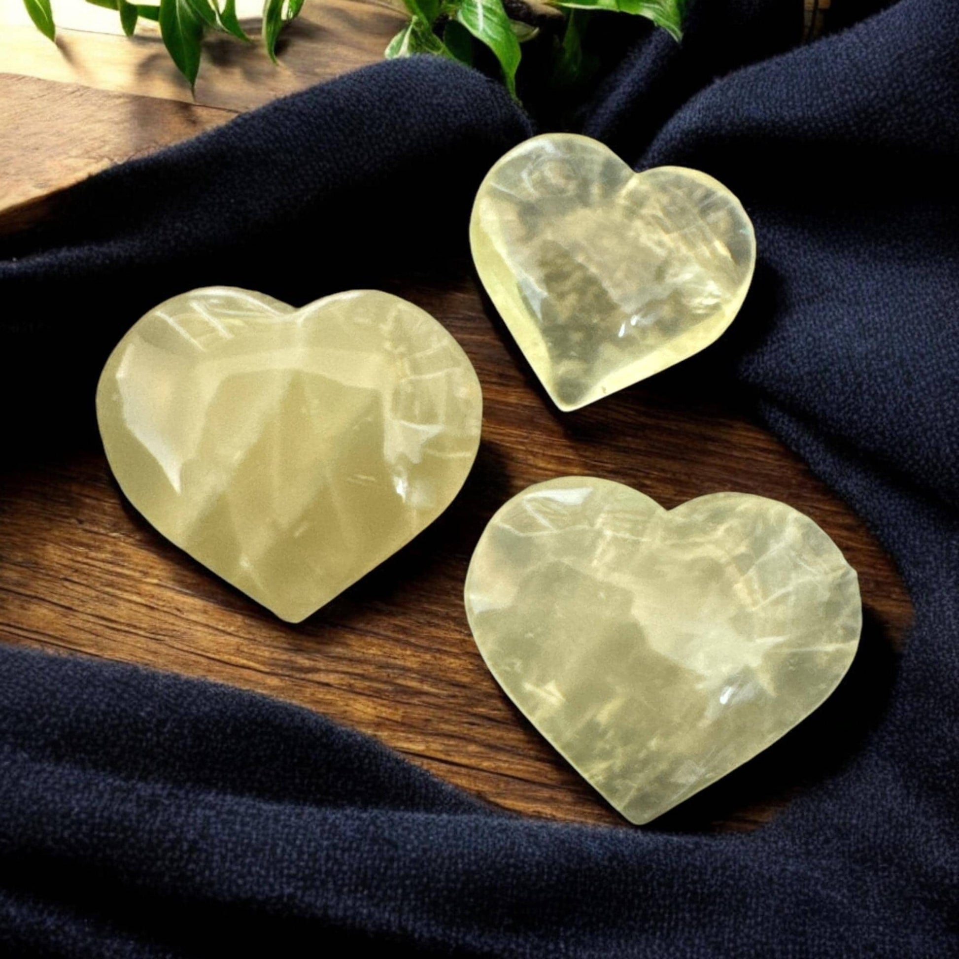 Lemon Quartz Crystal Heart: Uplifting Energy Stone