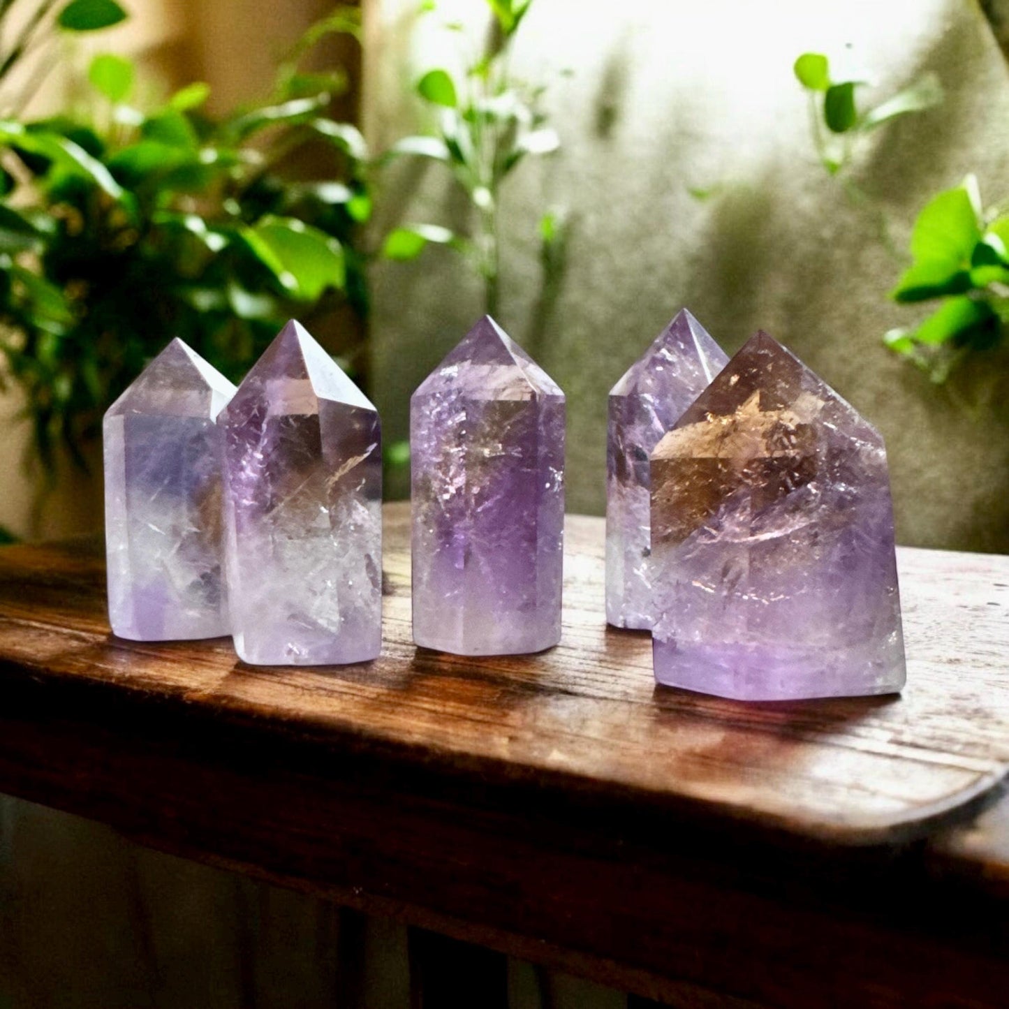 Ametrine Crystal Point: Harmonizing Amethyst & Citrine Energy