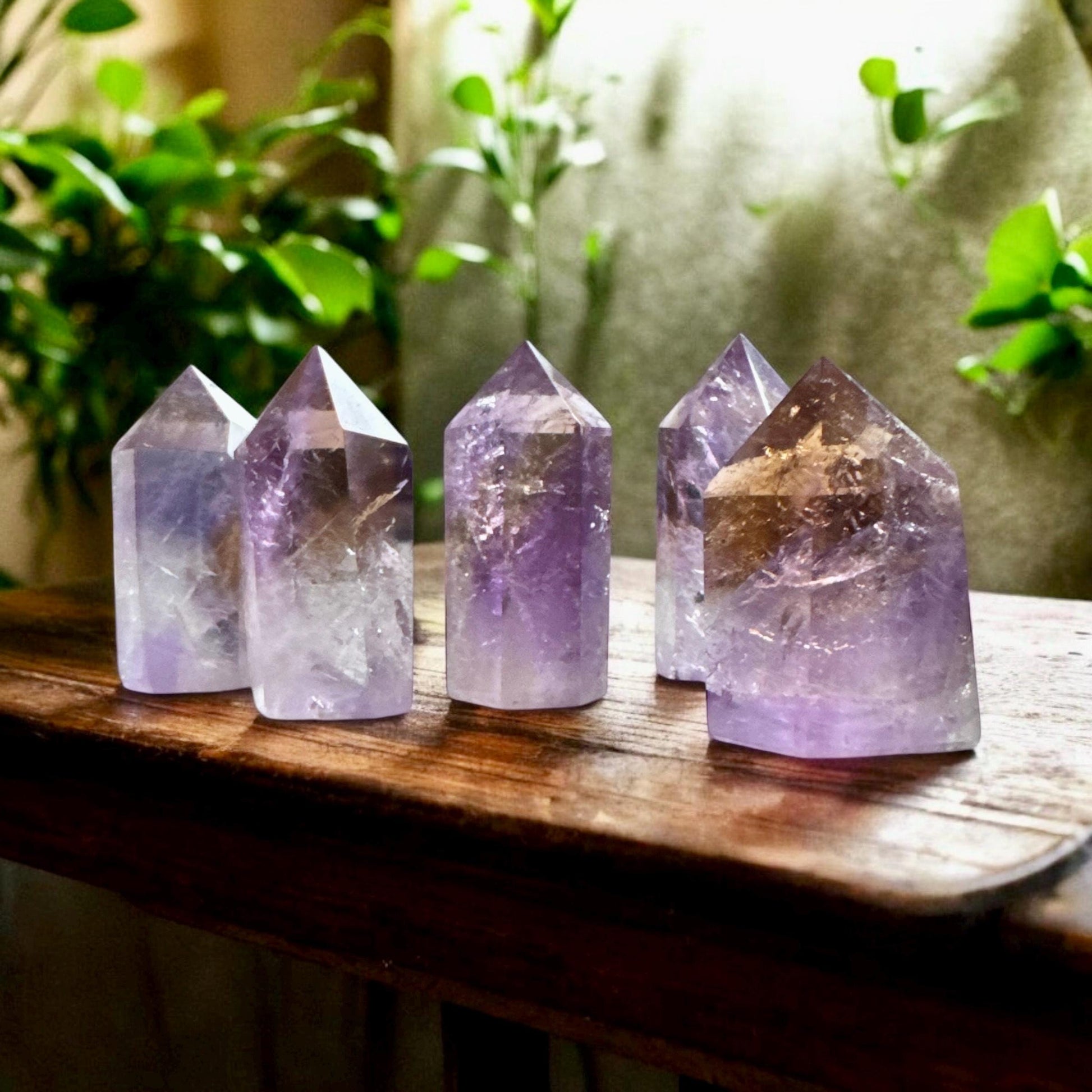 Ametrine Crystal Point: Harmonizing Amethyst & Citrine Energy