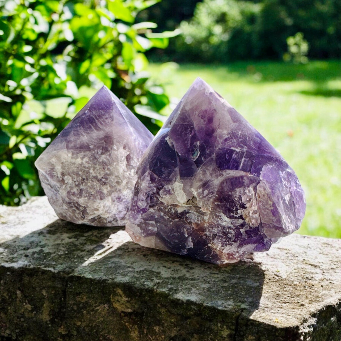 Deep Purple Amethyst Crystal Point - Luna by Louise