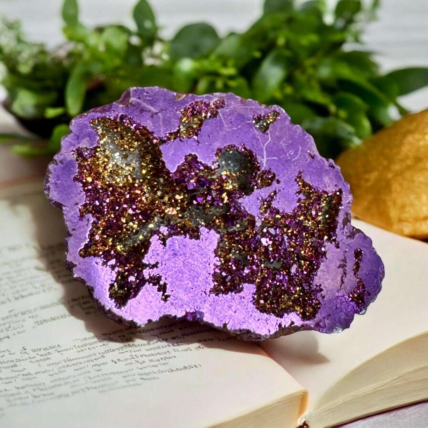 Galaxy Aura Geode – Cosmic and Enchanting Crystal | Luna by Louise, Crystal Shop UK