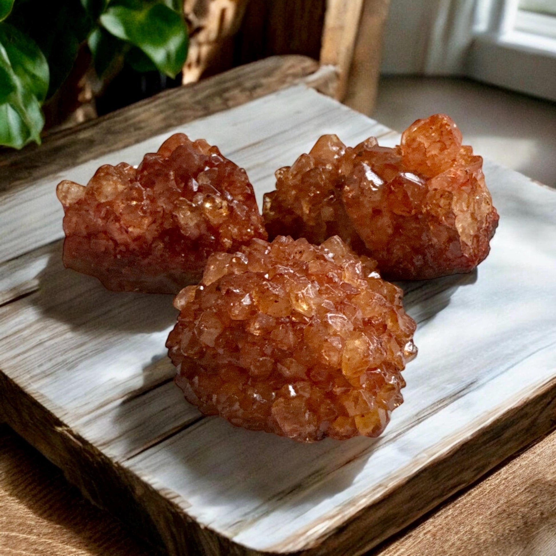 Copper-Infused Amethyst Crystal Cluster, Enhanced Gemstone, Soothing Decor