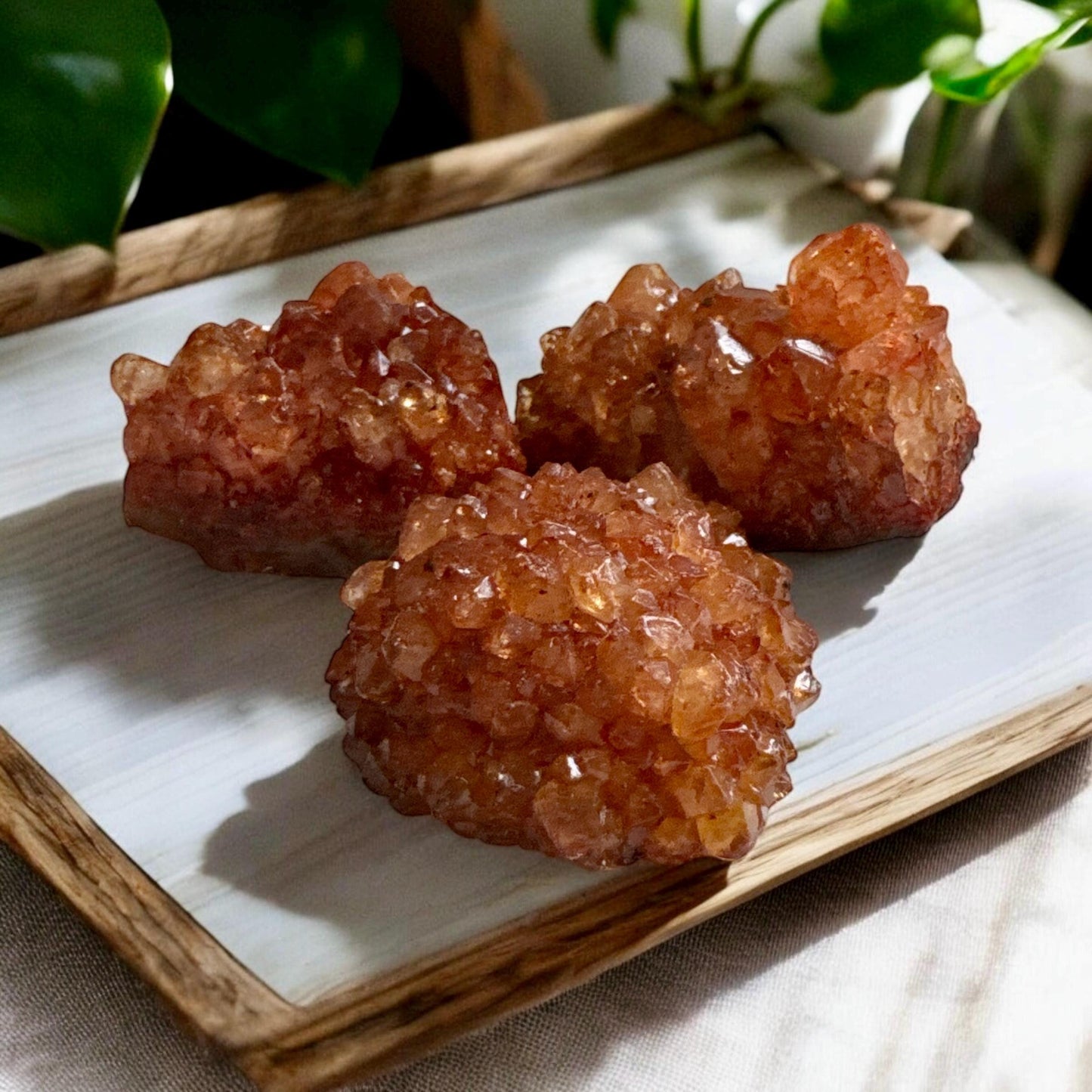 Copper-Infused Amethyst Crystal Cluster, Enhanced Gemstone, Soothing Decor