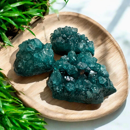 Amethyst, Green Amethyst Cluster – Vibrant Crystal Energy | Luna by Louise, Crystal Shop UK