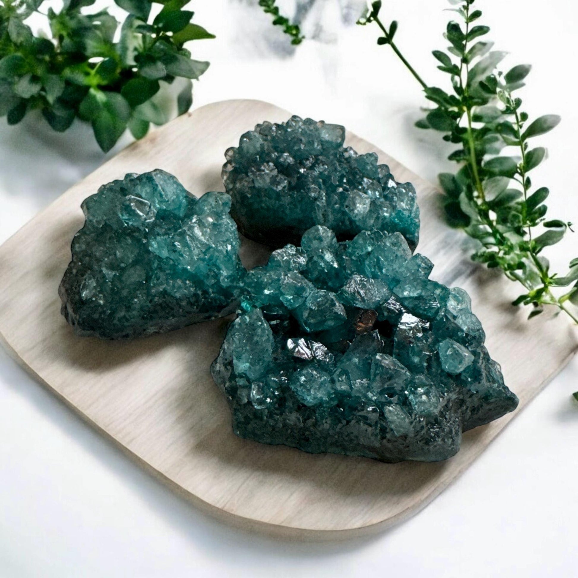Amethyst, Green Amethyst Cluster – Vibrant Crystal Energy | Luna by Louise, Crystal Shop UK
