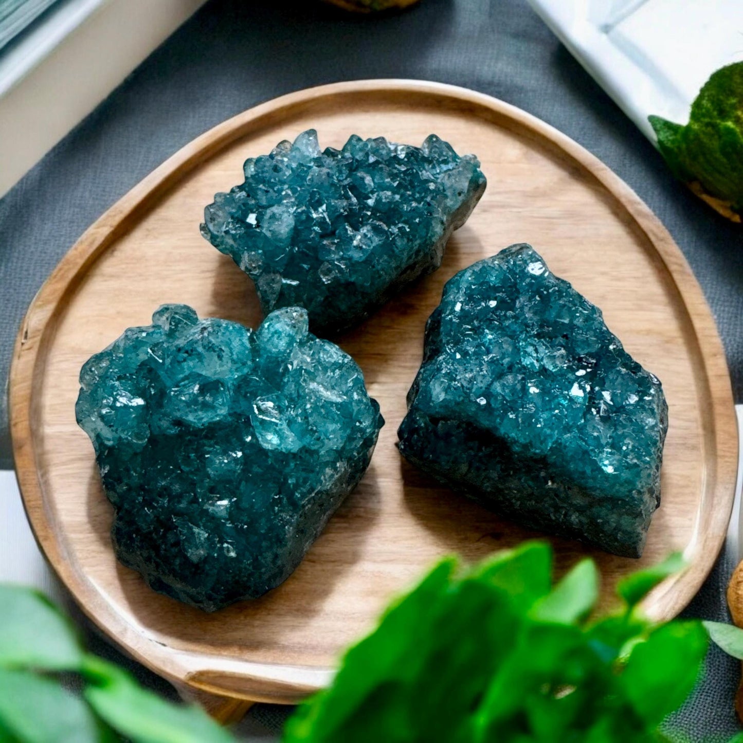 Amethyst, Green Amethyst Cluster – Vibrant Crystal Energy | Luna by Louise, Crystal Shop UK