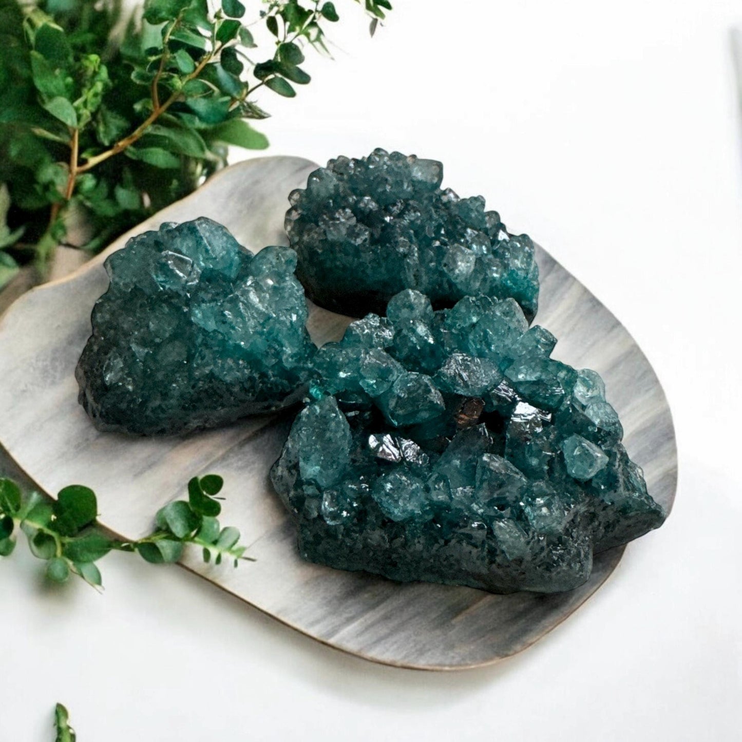 Amethyst, Green Amethyst Cluster – Vibrant Crystal Energy | Luna by Louise, Crystal Shop UK