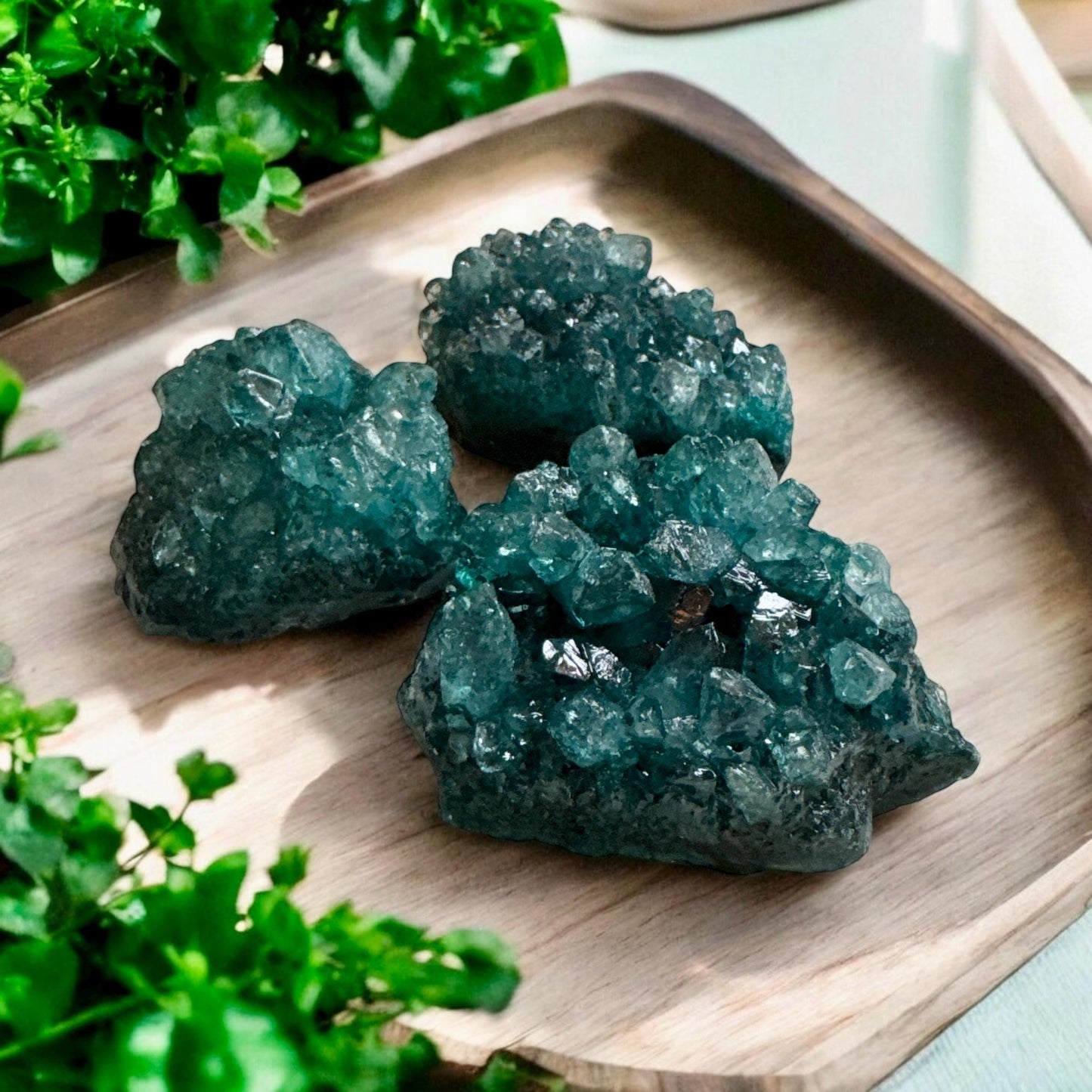 Amethyst, Green Amethyst Cluster – Vibrant Crystal Energy | Luna by Louise, Crystal Shop UK