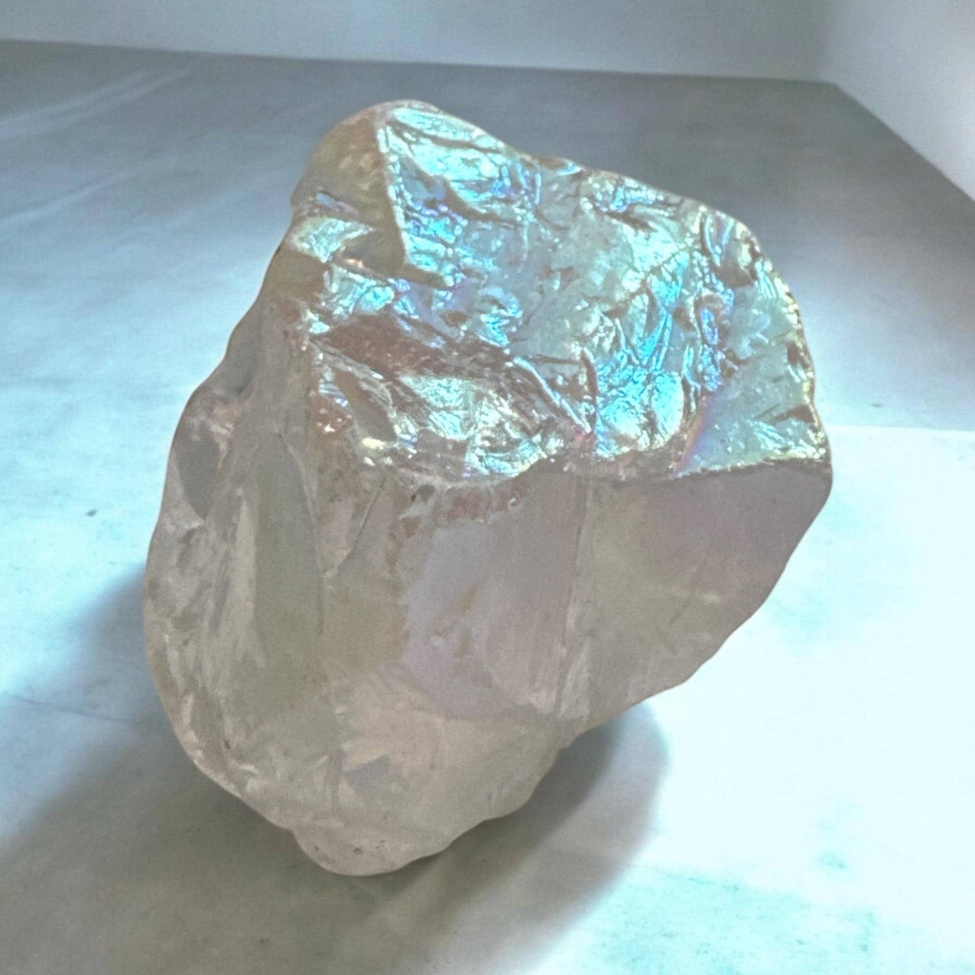 Angel Aura Raw Quartz Crystal Piece – Ethereal Beauty | Luna by Louise, Crystal Shop UK