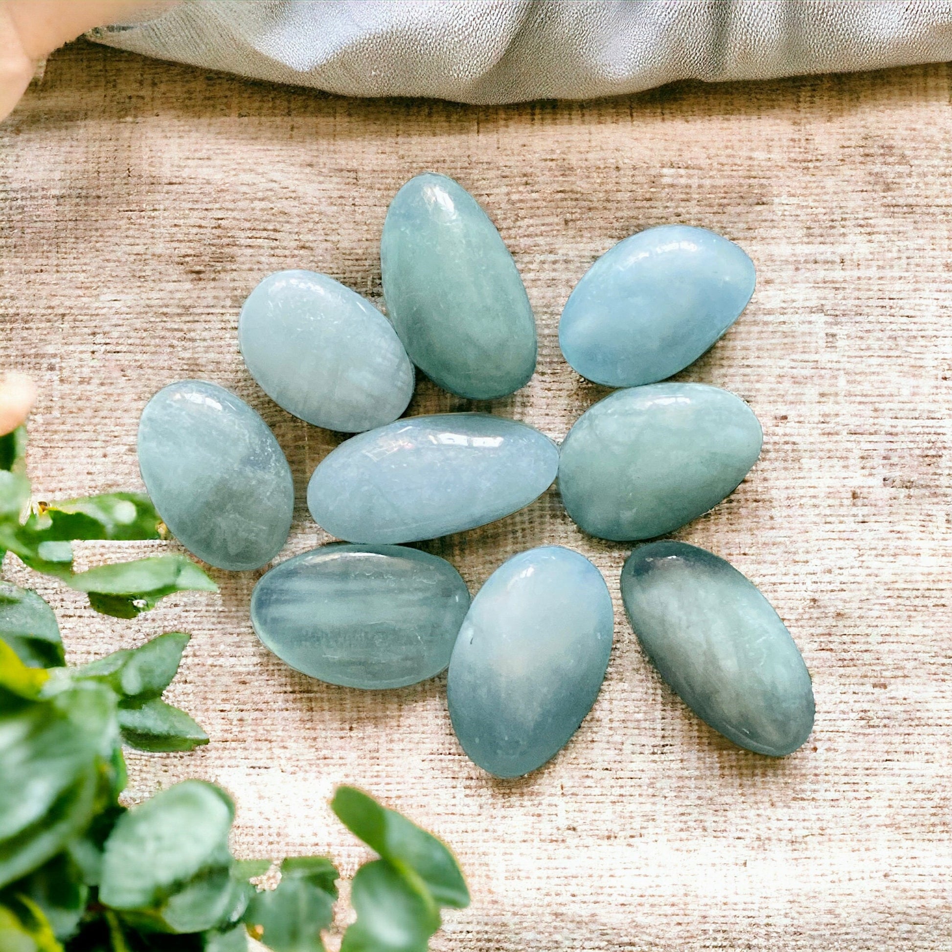 Aquamarine Tumble Stone - Serenity & Clarity | Luna by Louise Crystal Shop UK