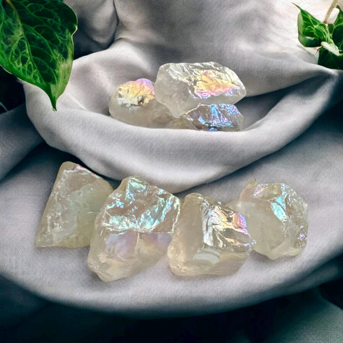 Angel Aura Raw Quartz Crystal Piece – Ethereal Beauty | Luna by Louise, Crystal Shop UK