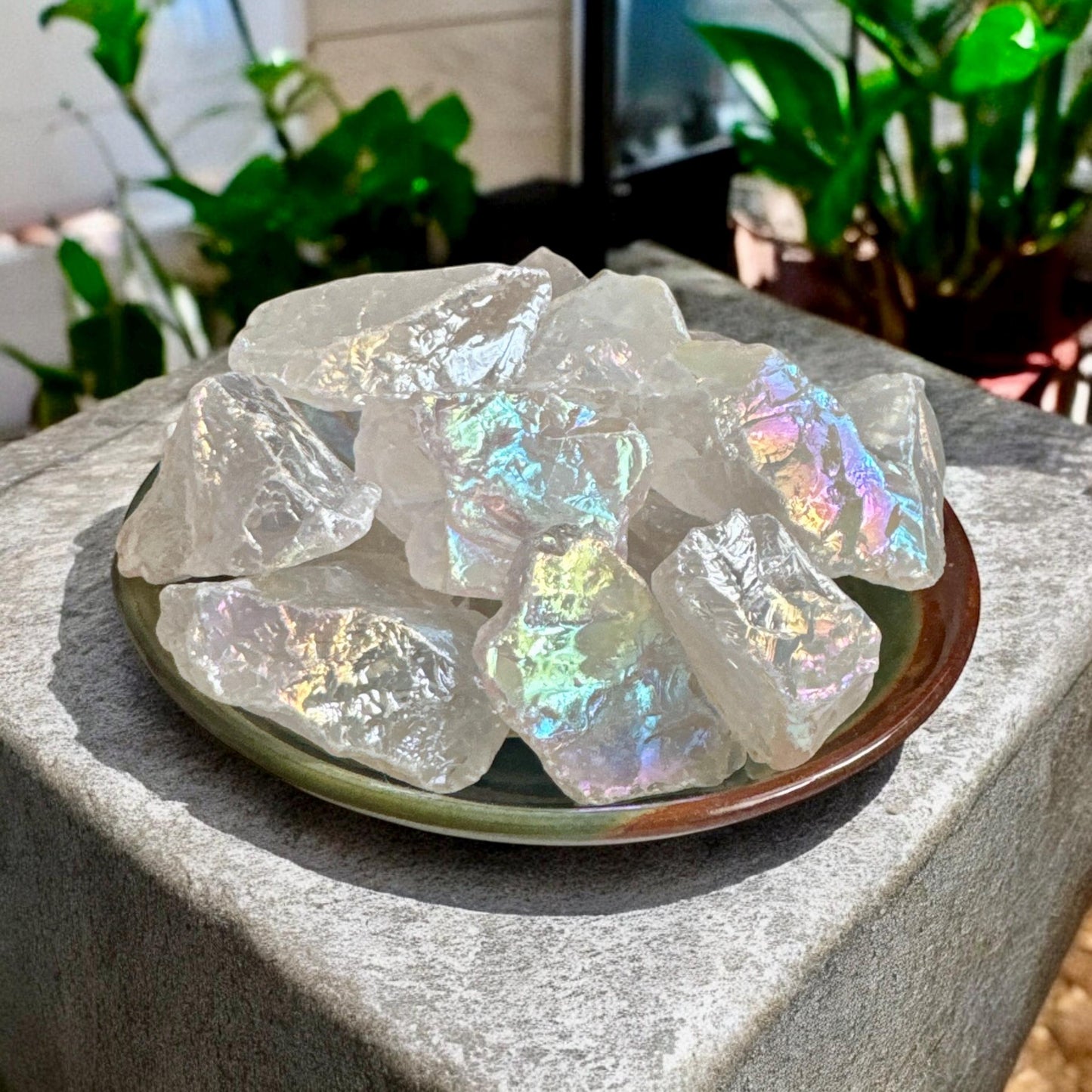 Angel Aura Raw Quartz Crystal Piece – Ethereal Beauty | Luna by Louise, Crystal Shop UK